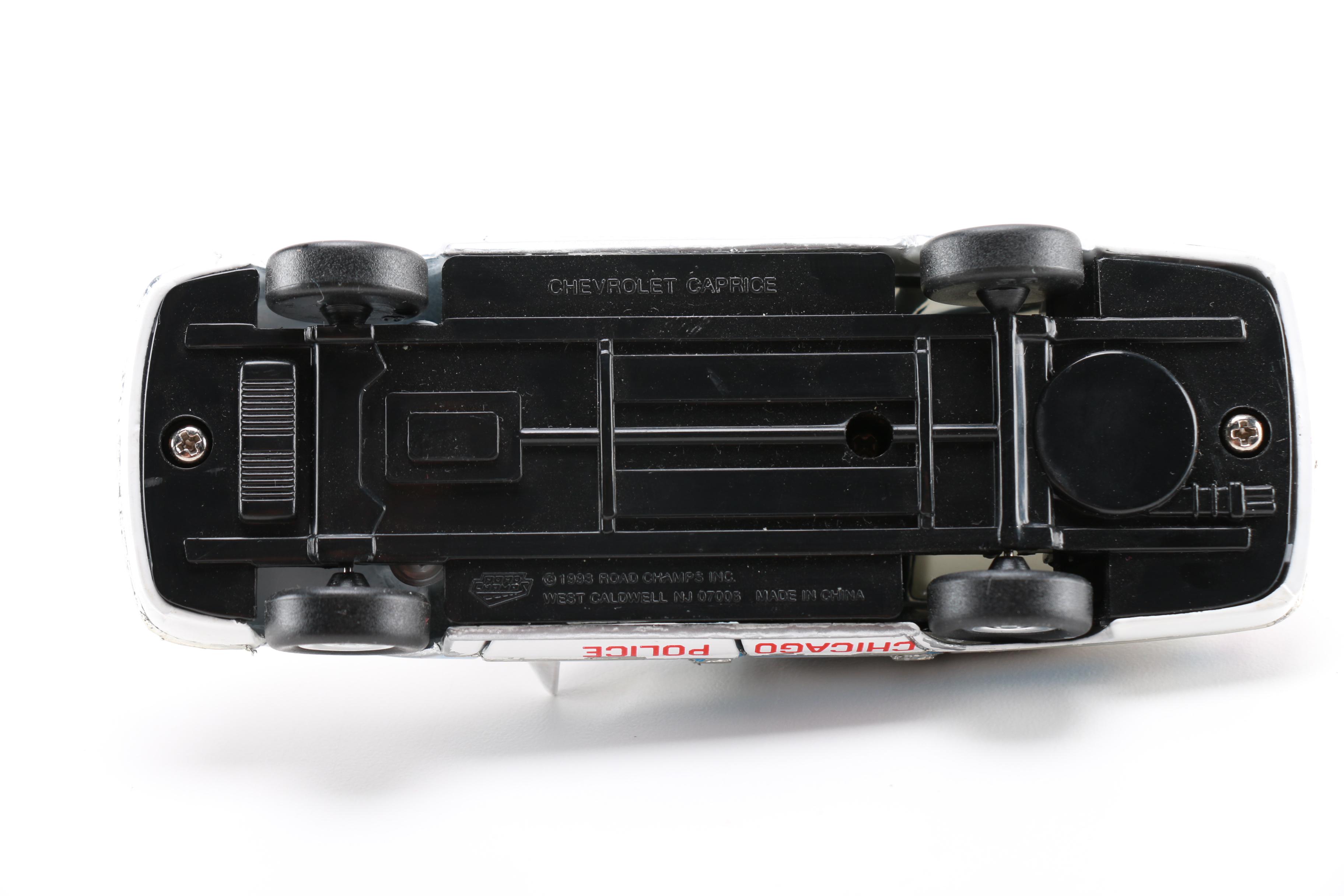 Assortment of Road Champs Chevy Caprice Police Cars