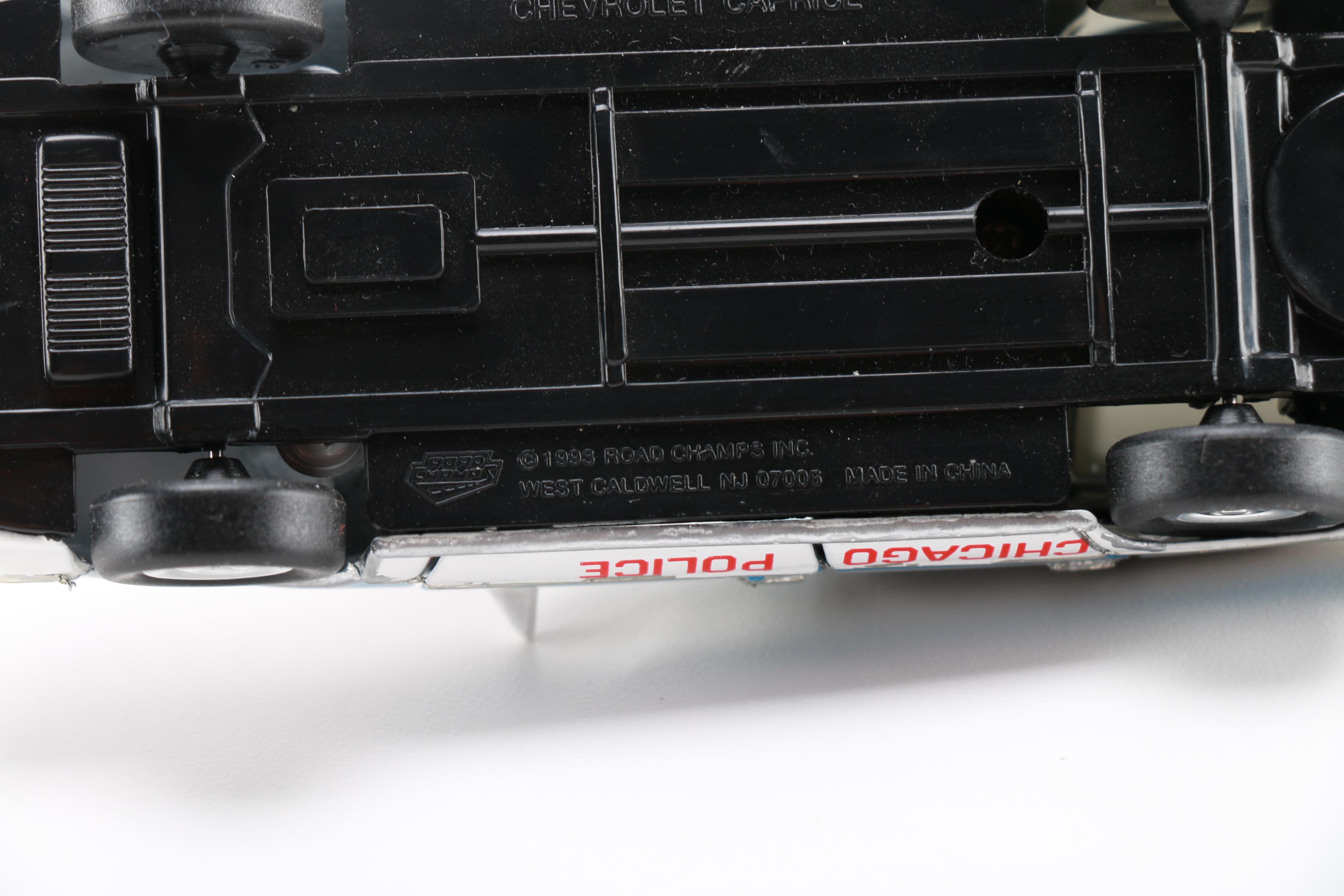 Assortment of Road Champs Chevy Caprice Police Cars