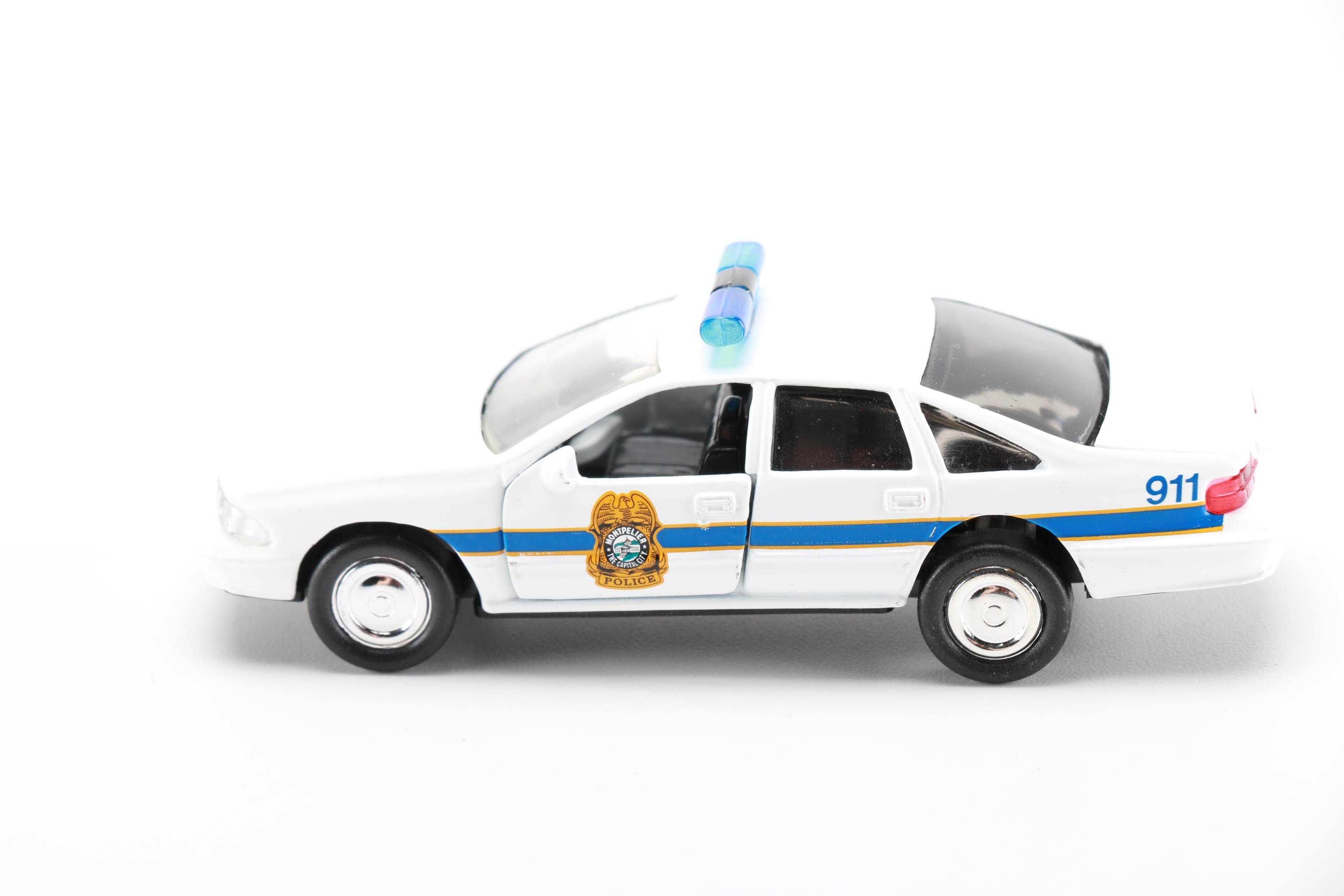 Assortment of Road Champs Chevy Caprice Police Cars