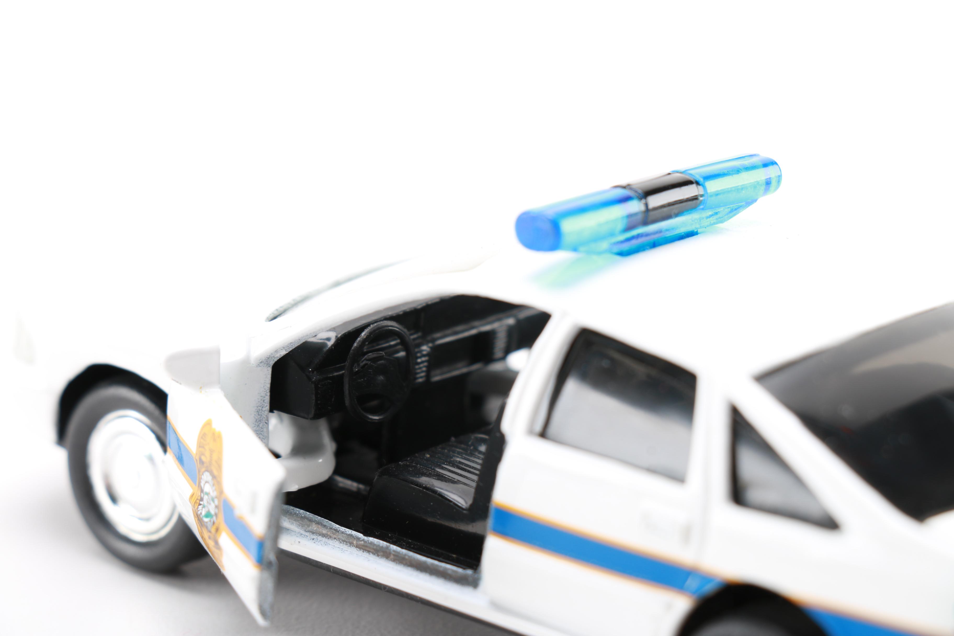 Assortment of Road Champs Chevy Caprice Police Cars