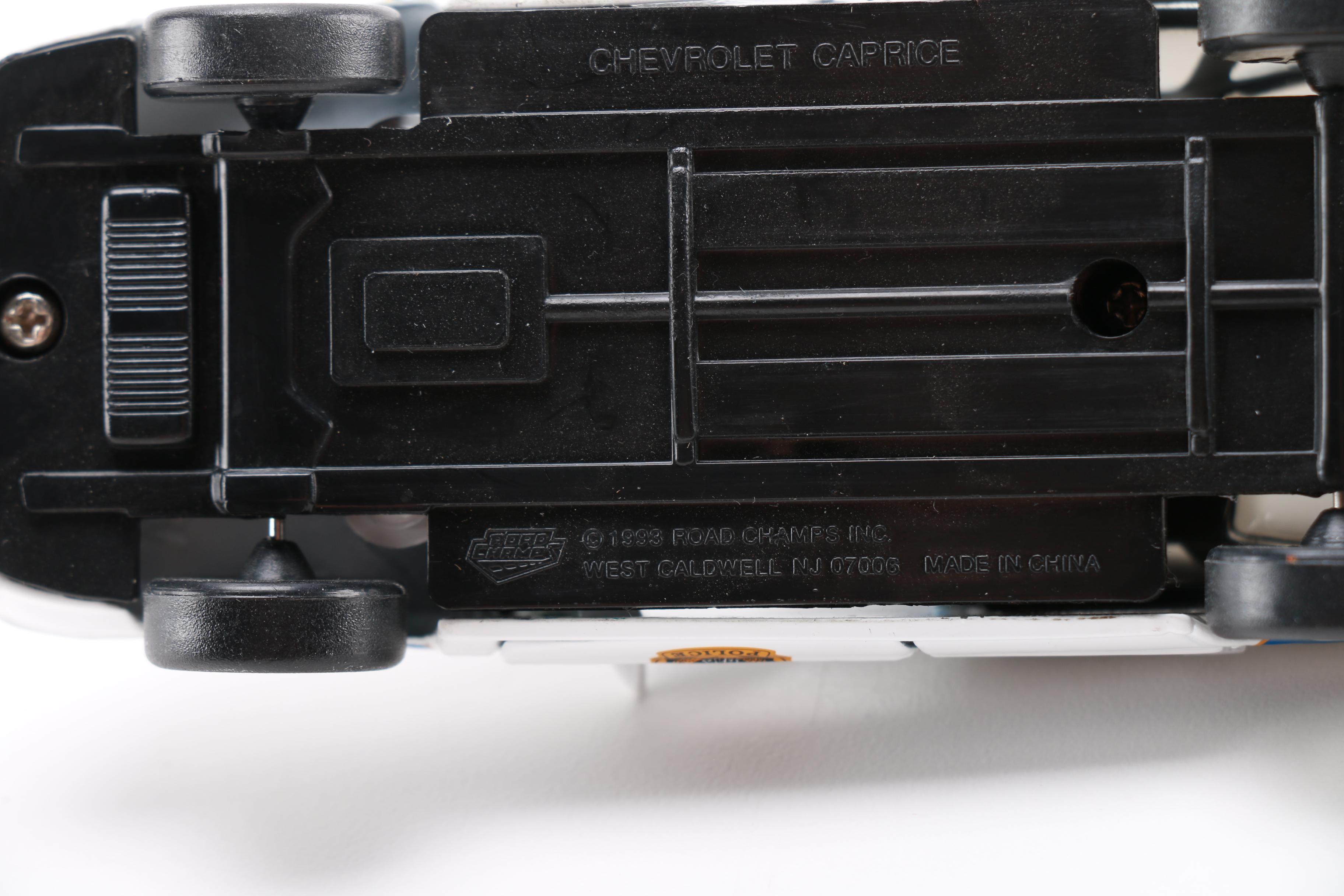 Assortment of Road Champs Chevy Caprice Police Cars