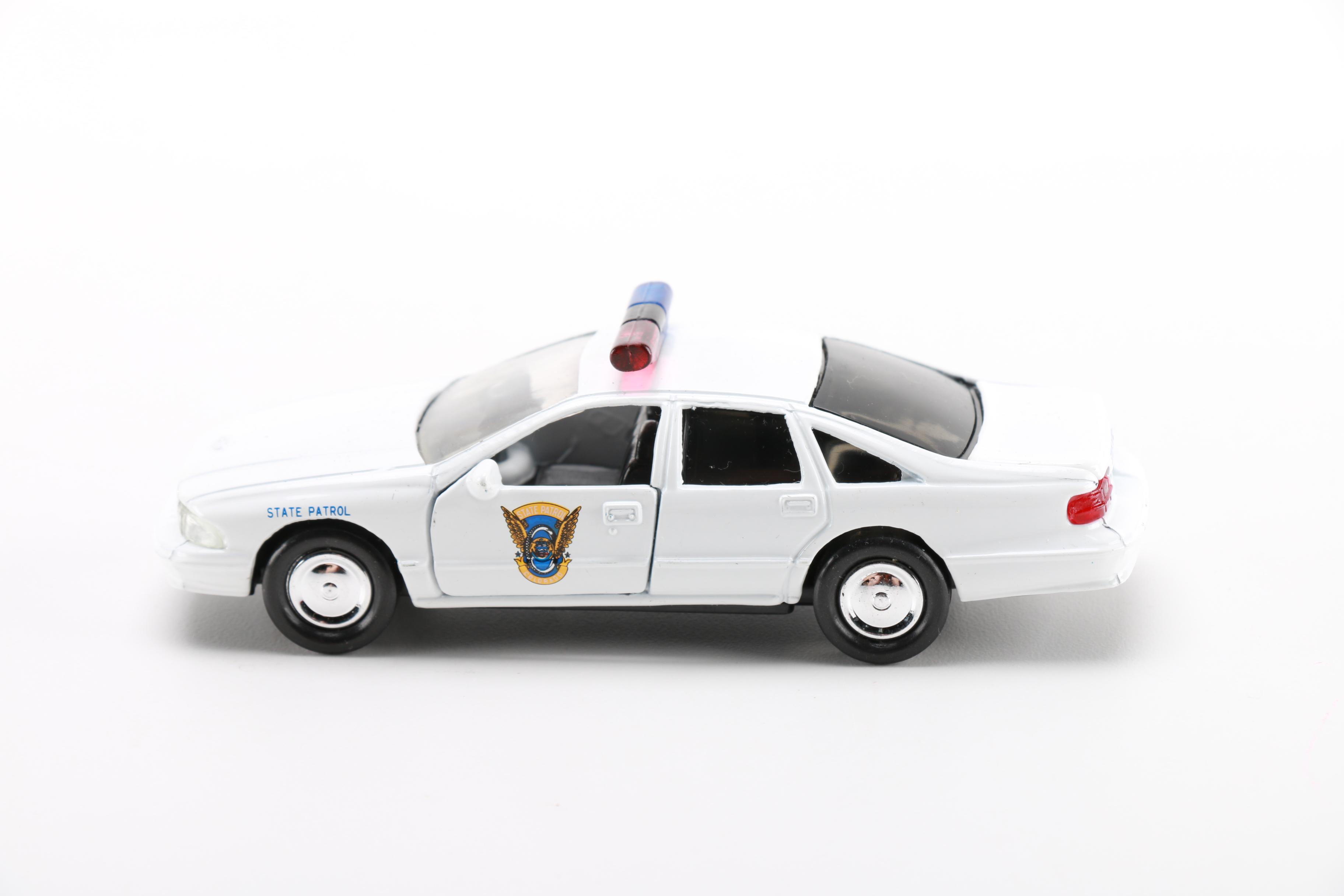 Assortment of Road Champs Chevy Caprice Police Cars