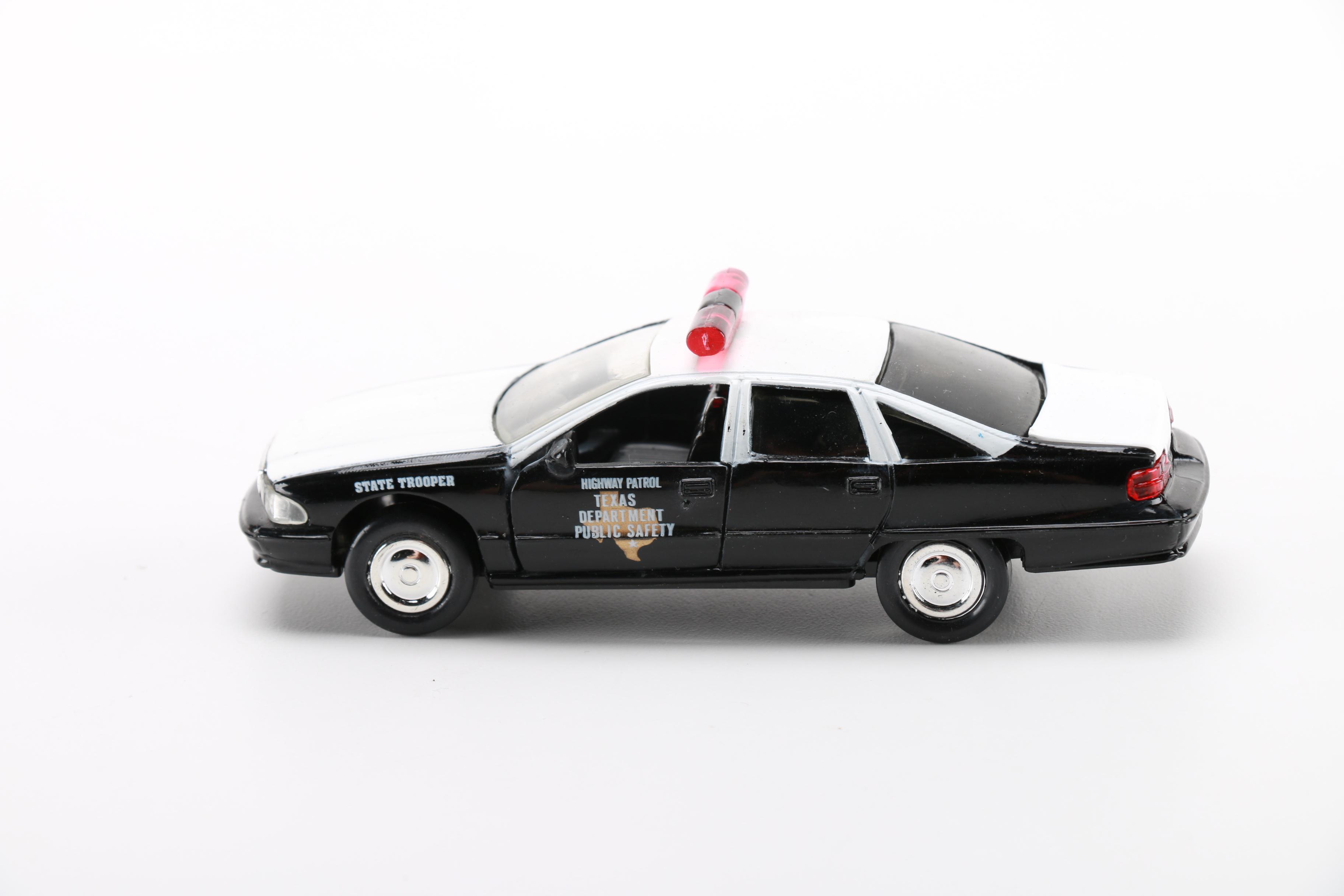 Assortment of Road Champs Chevy Caprice Police Cars