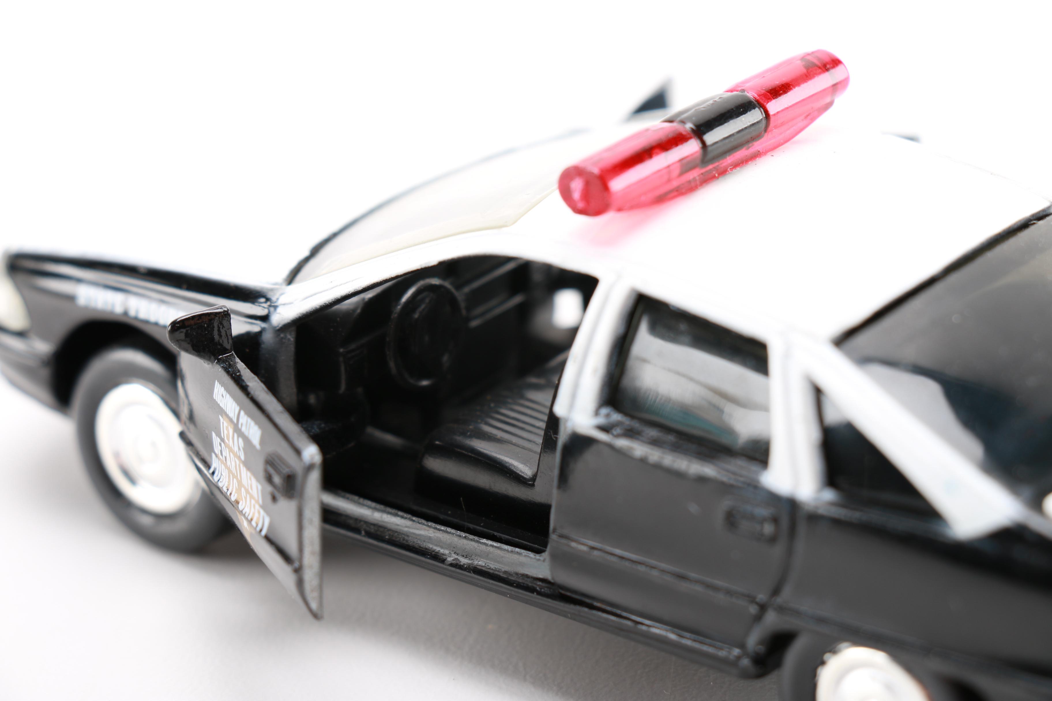 Assortment of Road Champs Chevy Caprice Police Cars