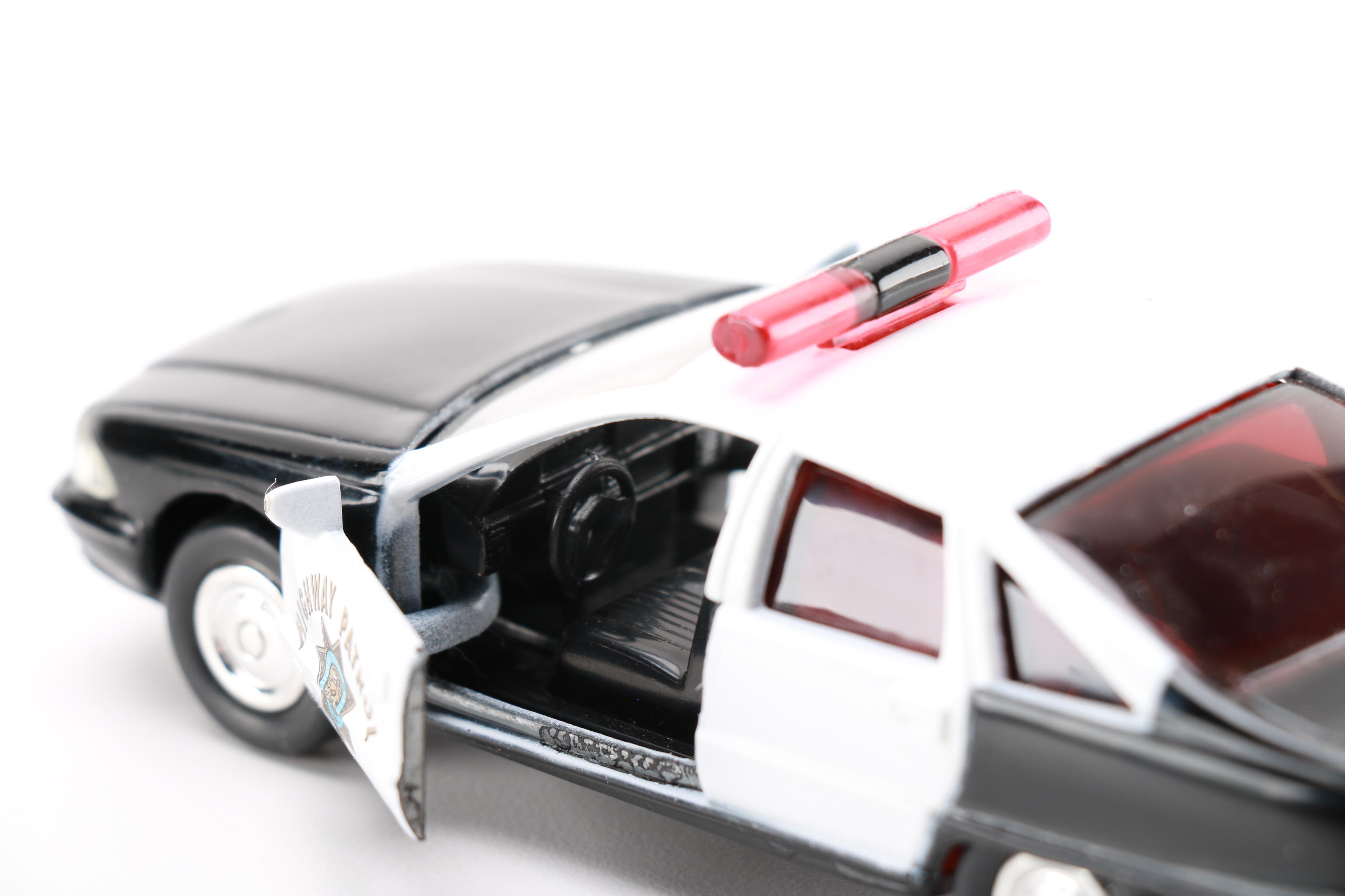 Assortment of Road Champs Chevy Caprice Police Cars