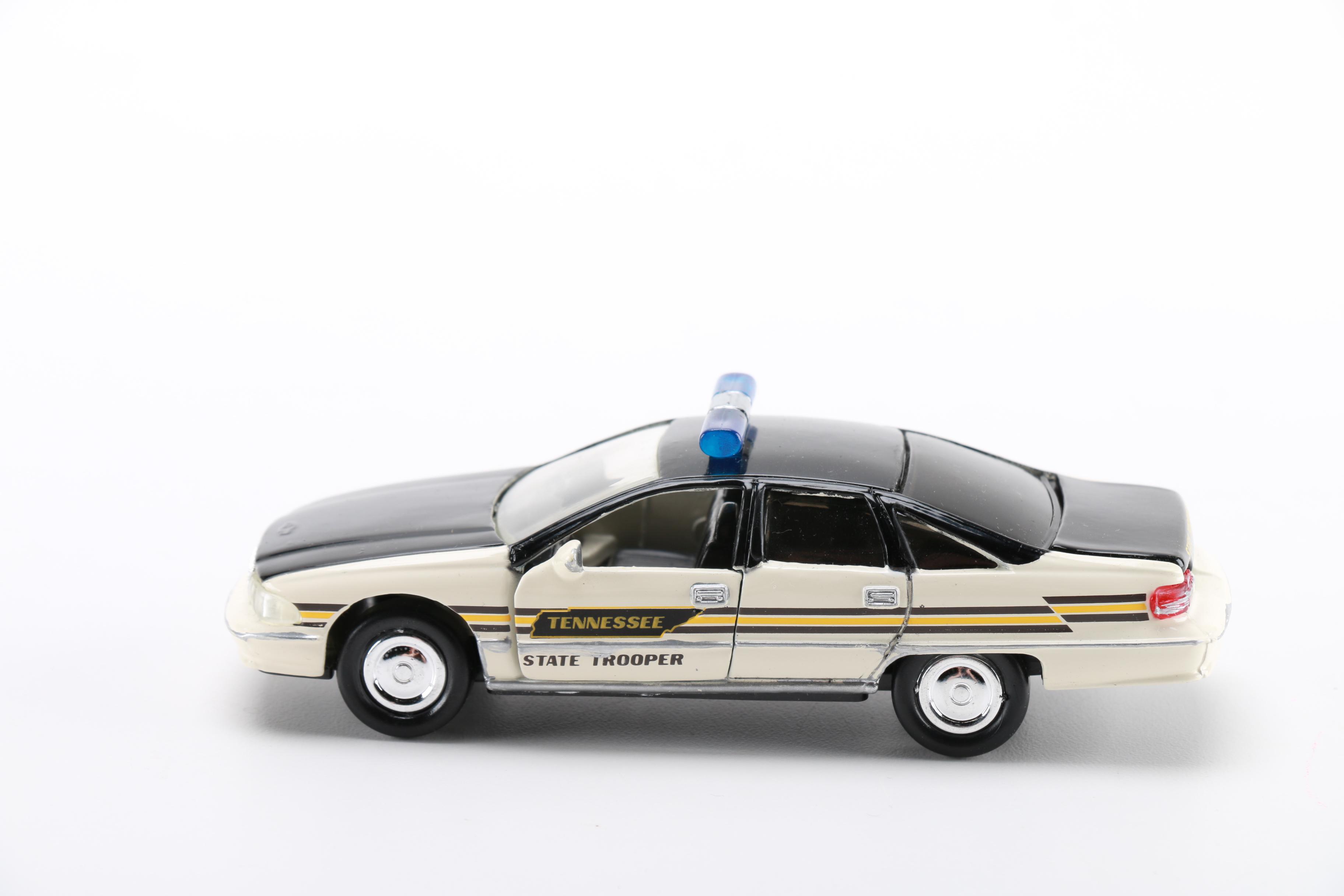 Assortment of Road Champs Chevy Caprice Police Cars