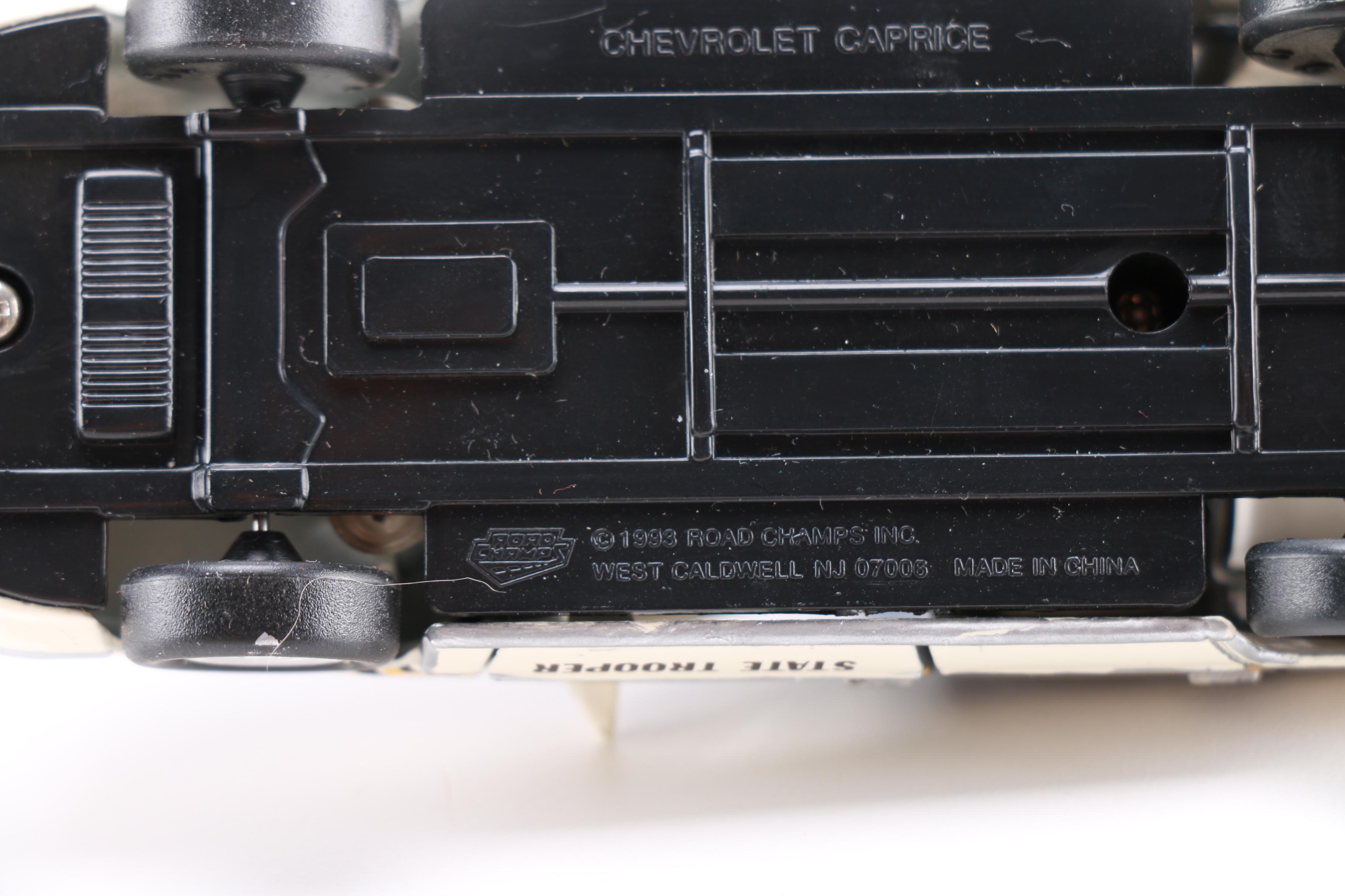 Assortment of Road Champs Chevy Caprice Police Cars