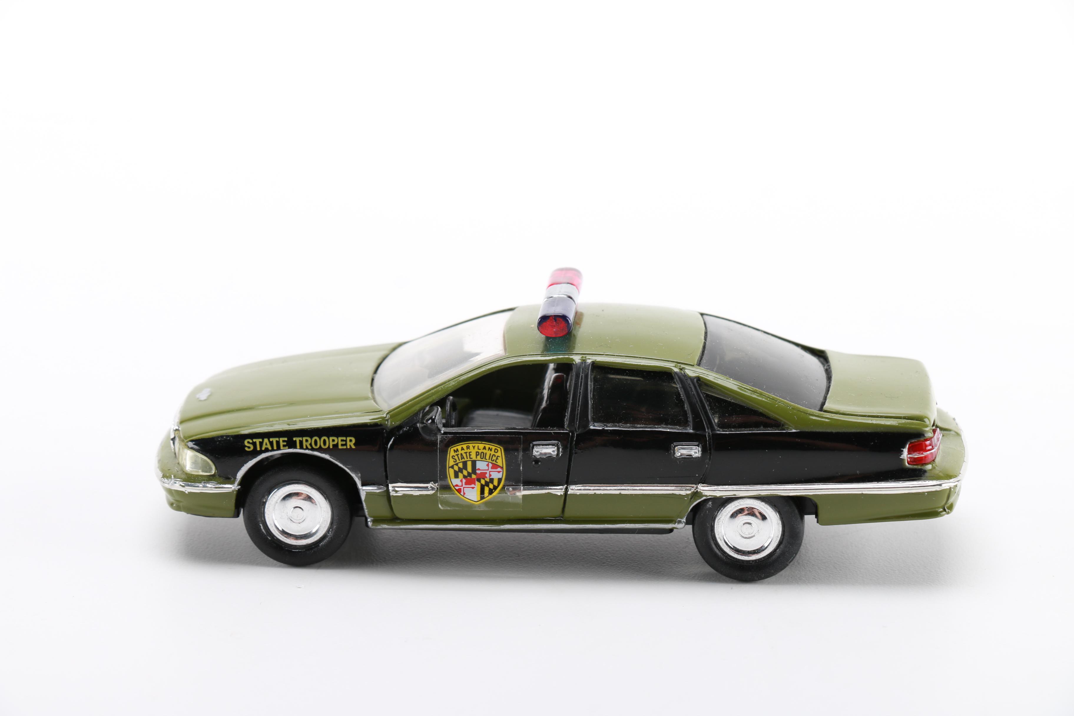 Assortment of Road Champs Chevy Caprice Police Cars