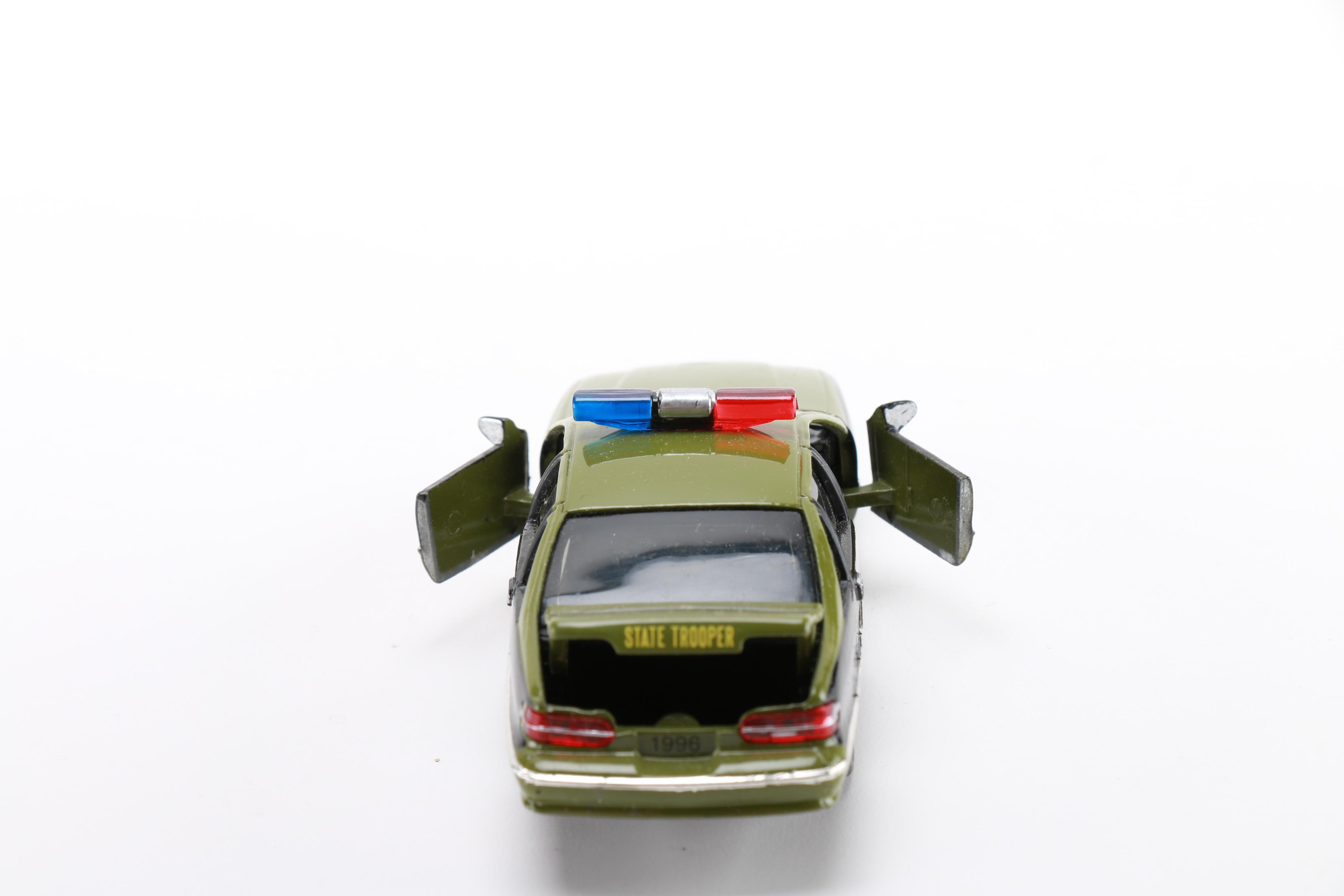 Assortment of Road Champs Chevy Caprice Police Cars