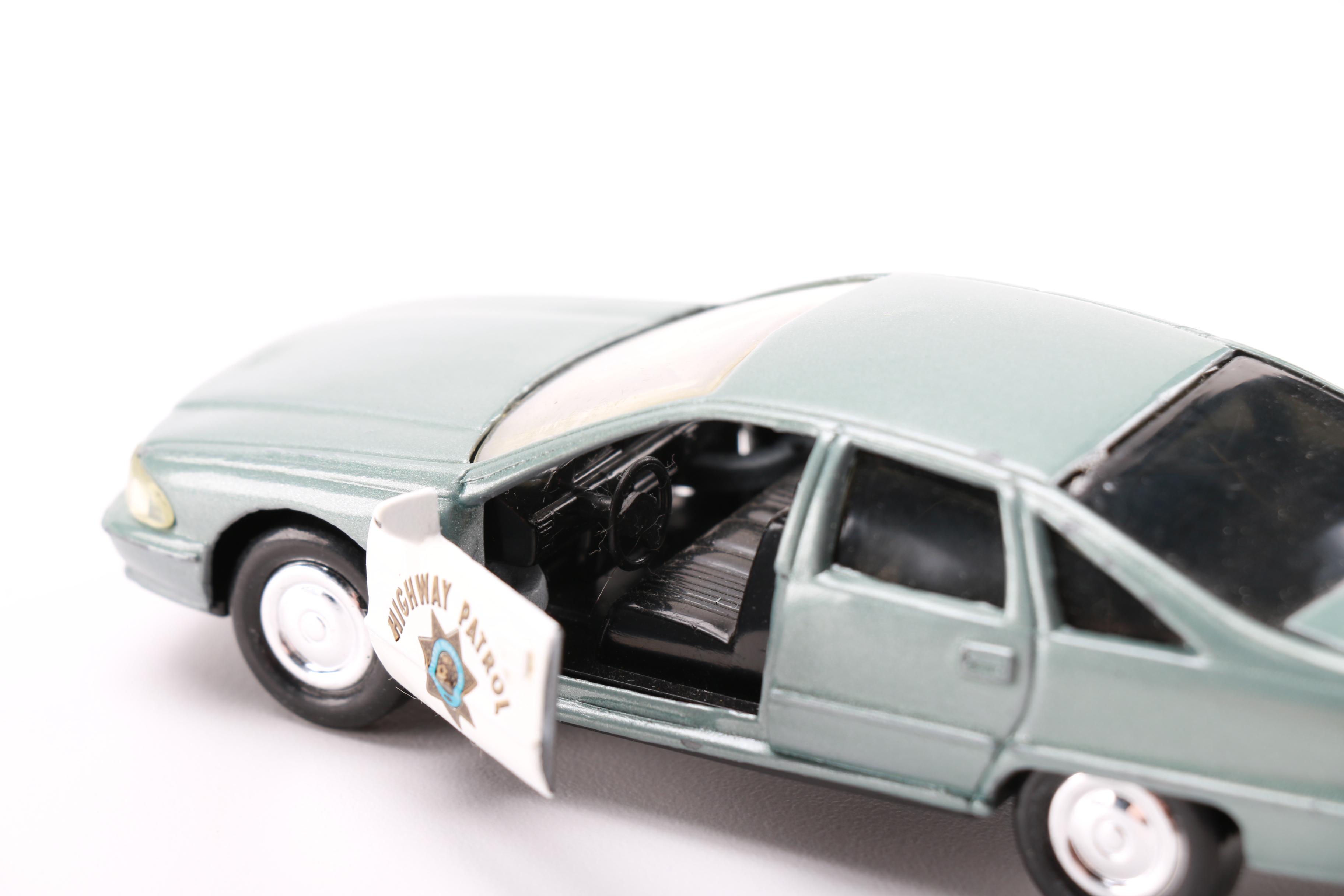 Assortment of Road Champs Chevy Caprice Police Cars