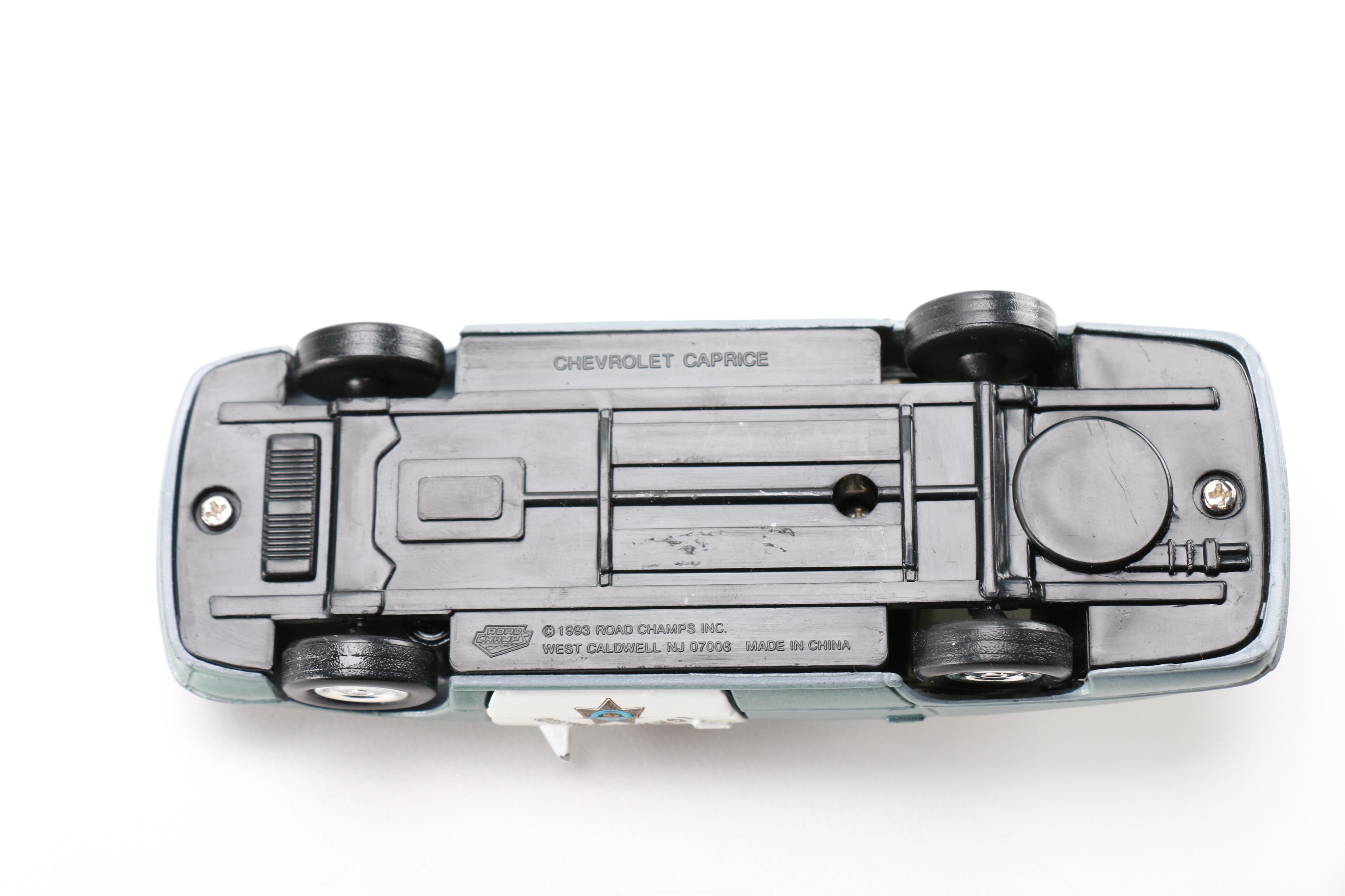 Assortment of Road Champs Chevy Caprice Police Cars