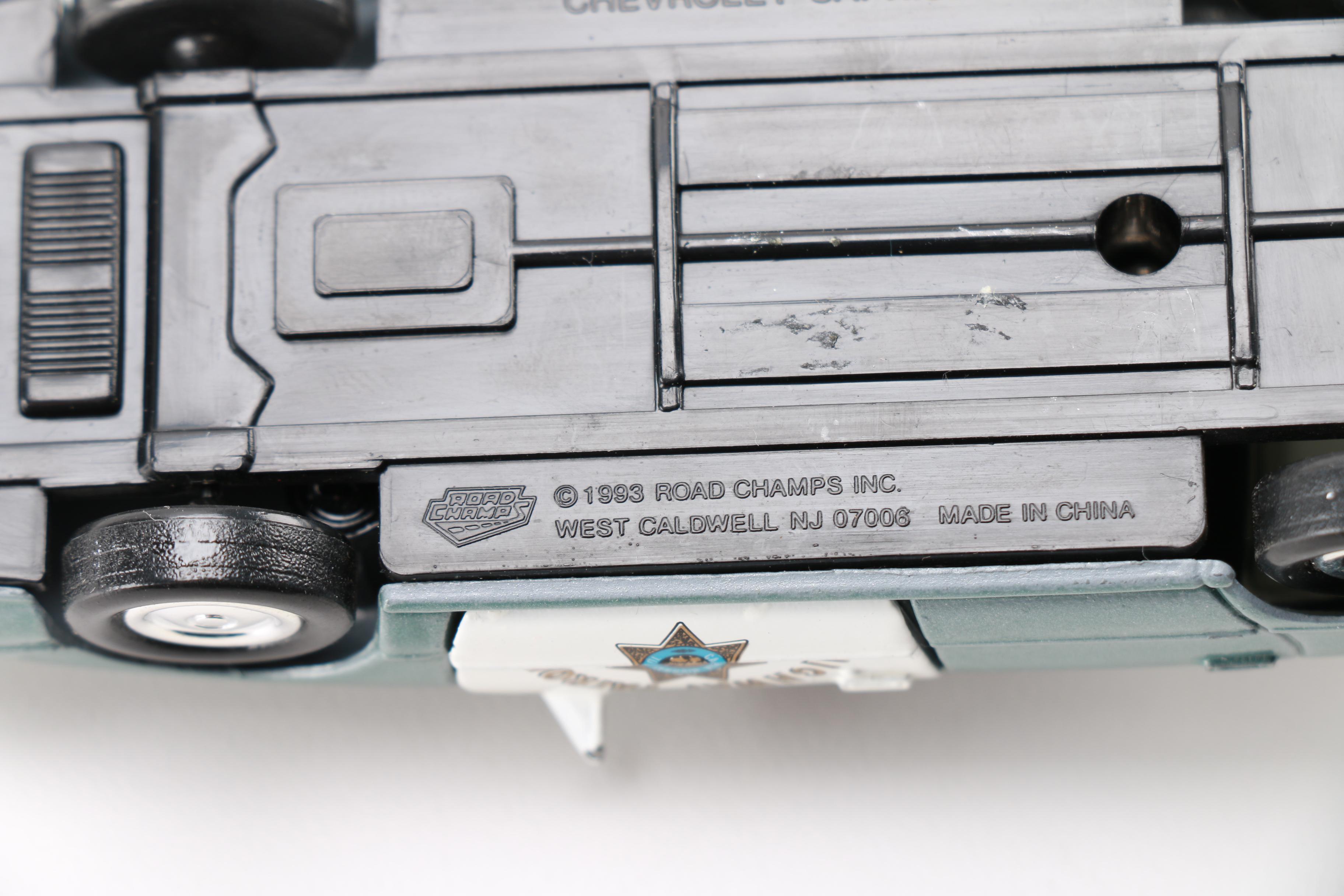 Assortment of Road Champs Chevy Caprice Police Cars