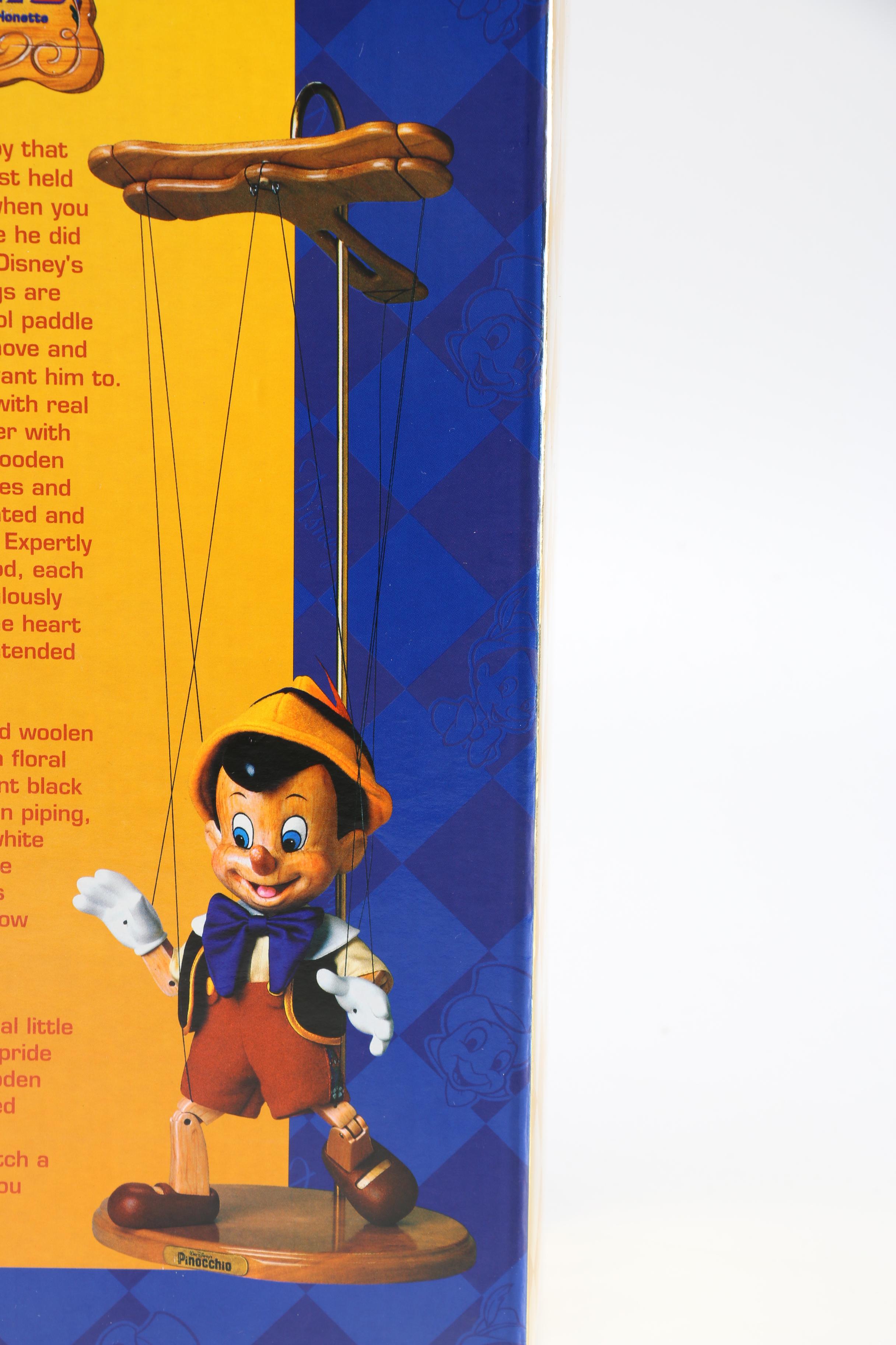 Walt Disney Limited Edition Pinocchio Wooden Marionette Doll