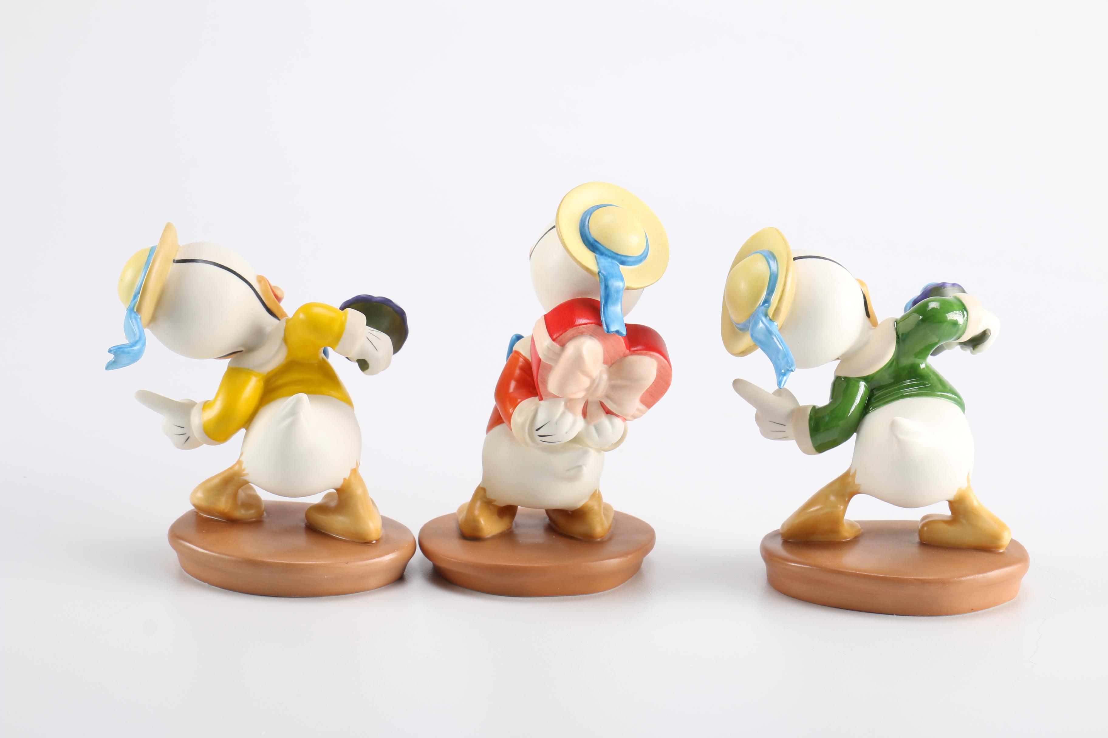 Walt Disney Classics Collection Huey, Dewey, and Louie Figurines