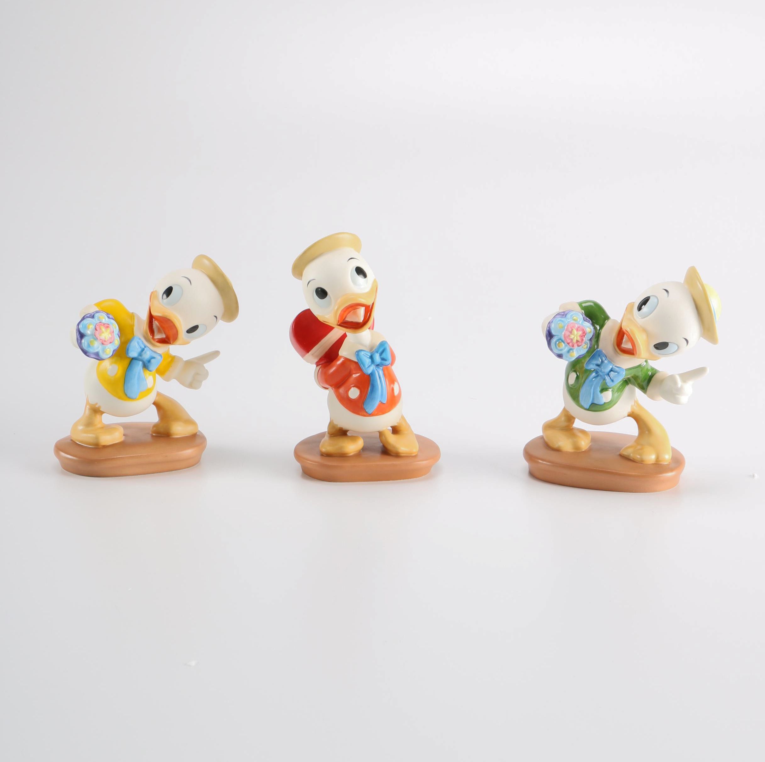 Walt Disney Classics Collection Huey, Dewey, and Louie Figurines