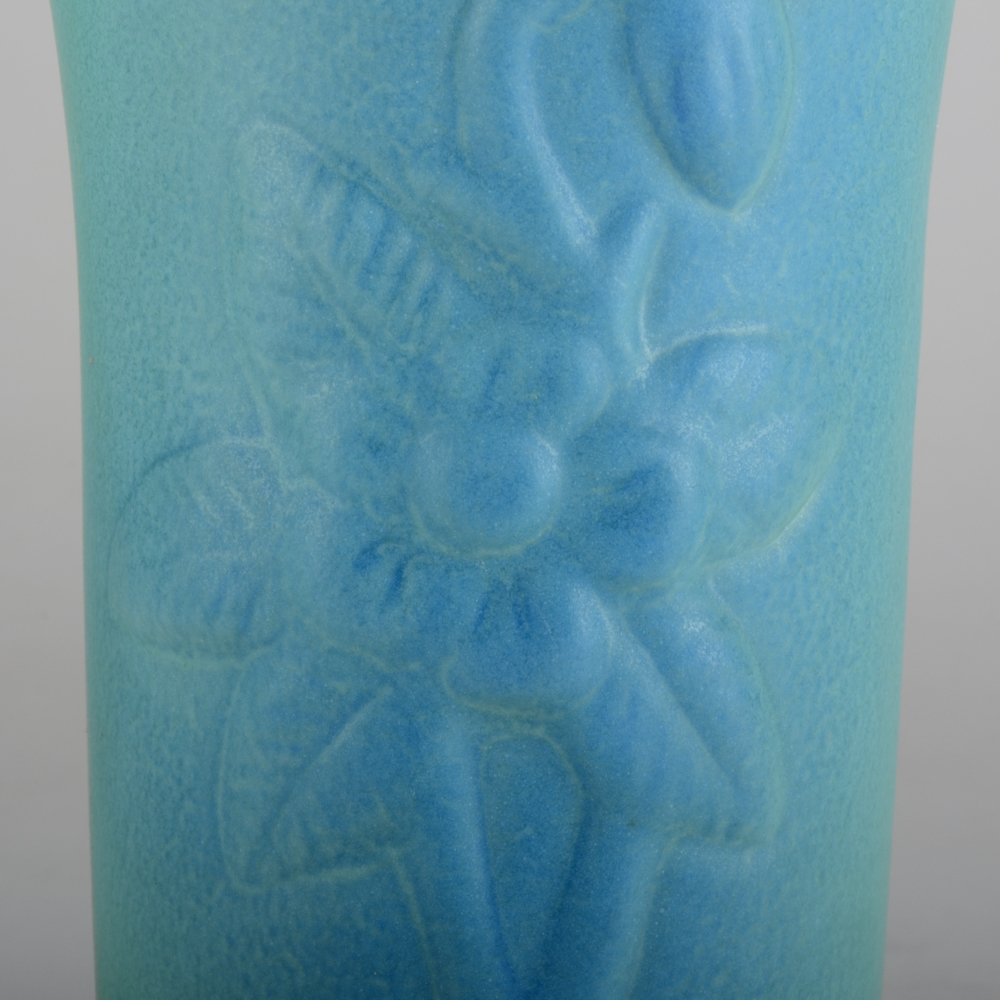 Vintage Van Briggle Ming Turquoise Columbine Vase