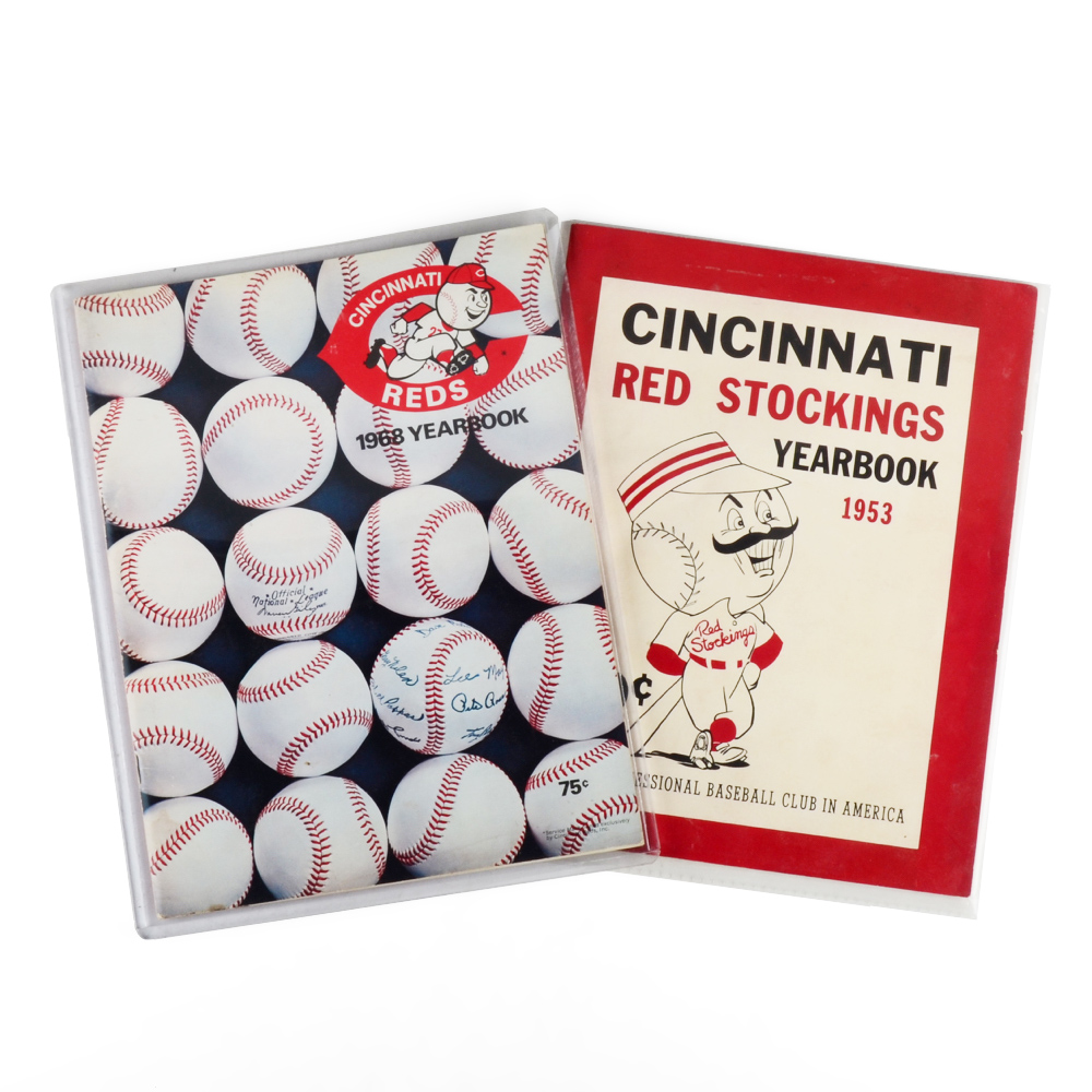 1953 and 1968 Cincinnati Reds Yearbooks