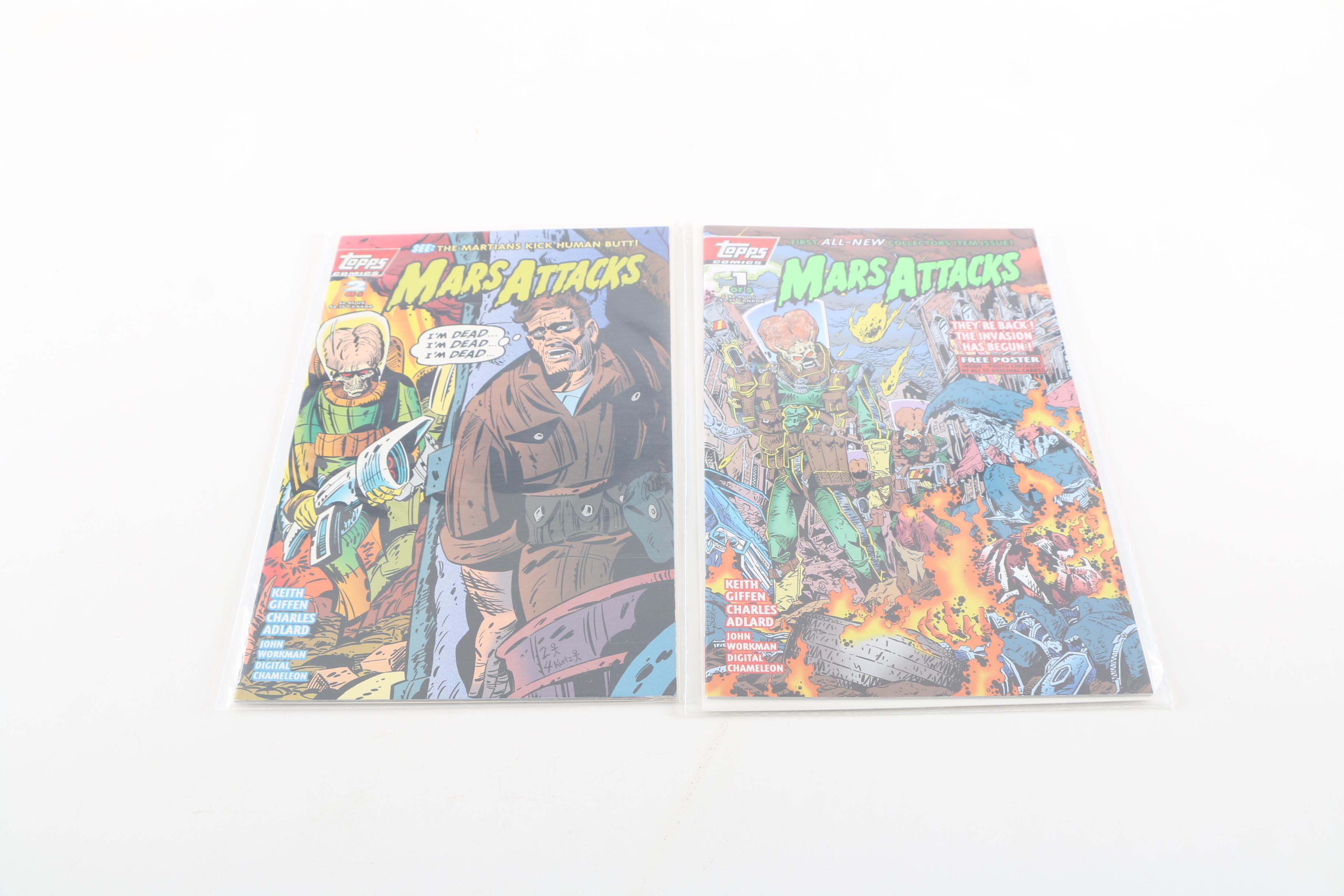 Modern Age Topps "Mars Attacks" Comics