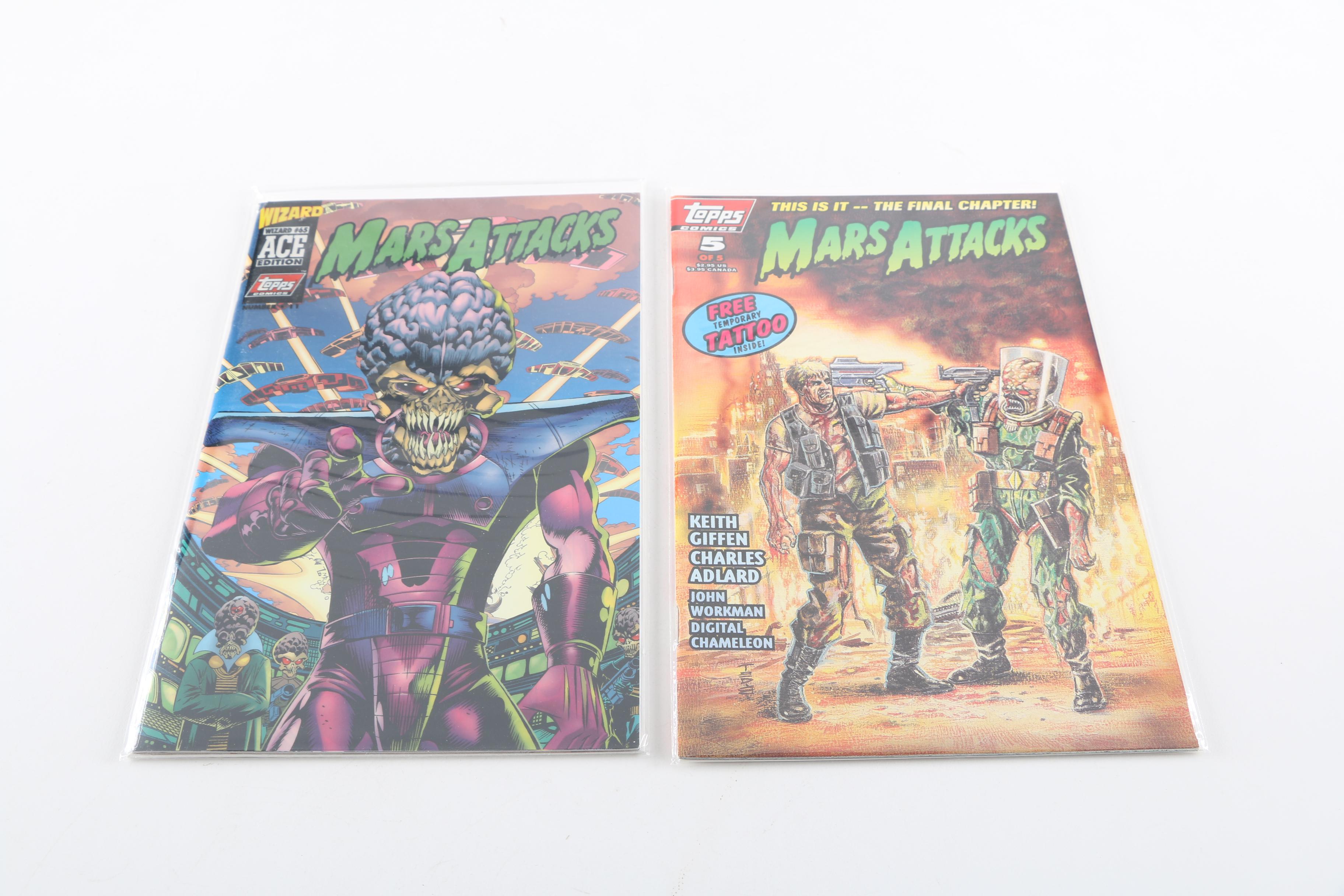 Modern Age Topps "Mars Attacks" Comics
