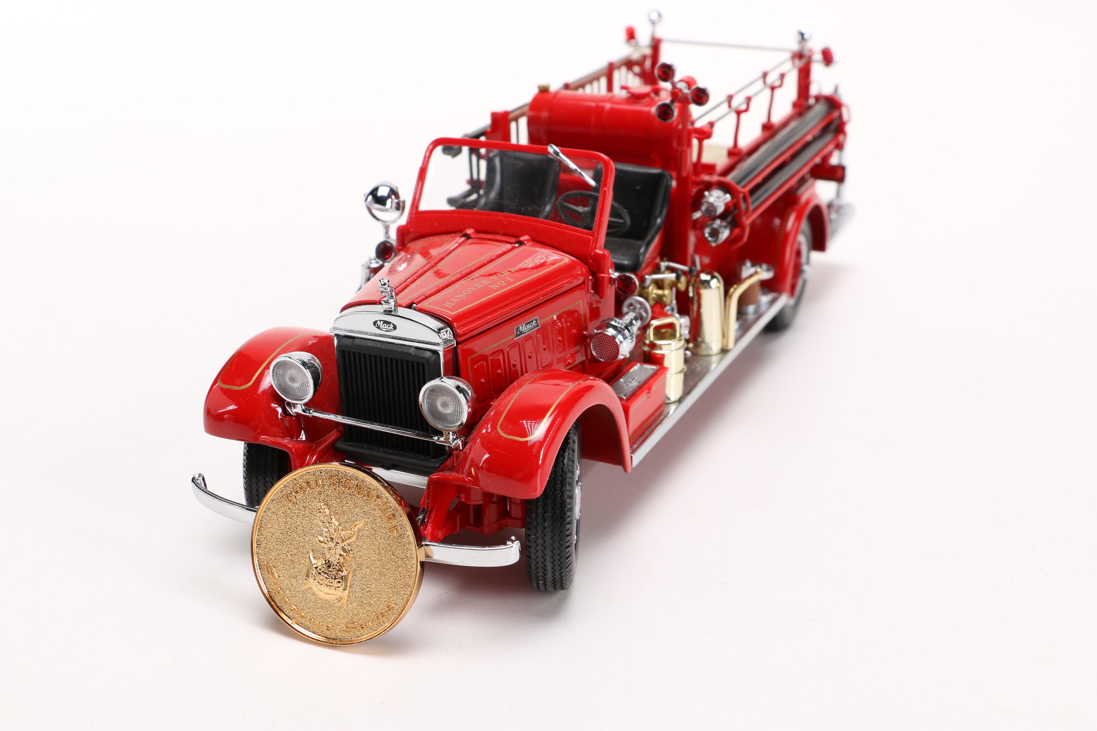 Collection of Die-Cast Fire-Trucks
