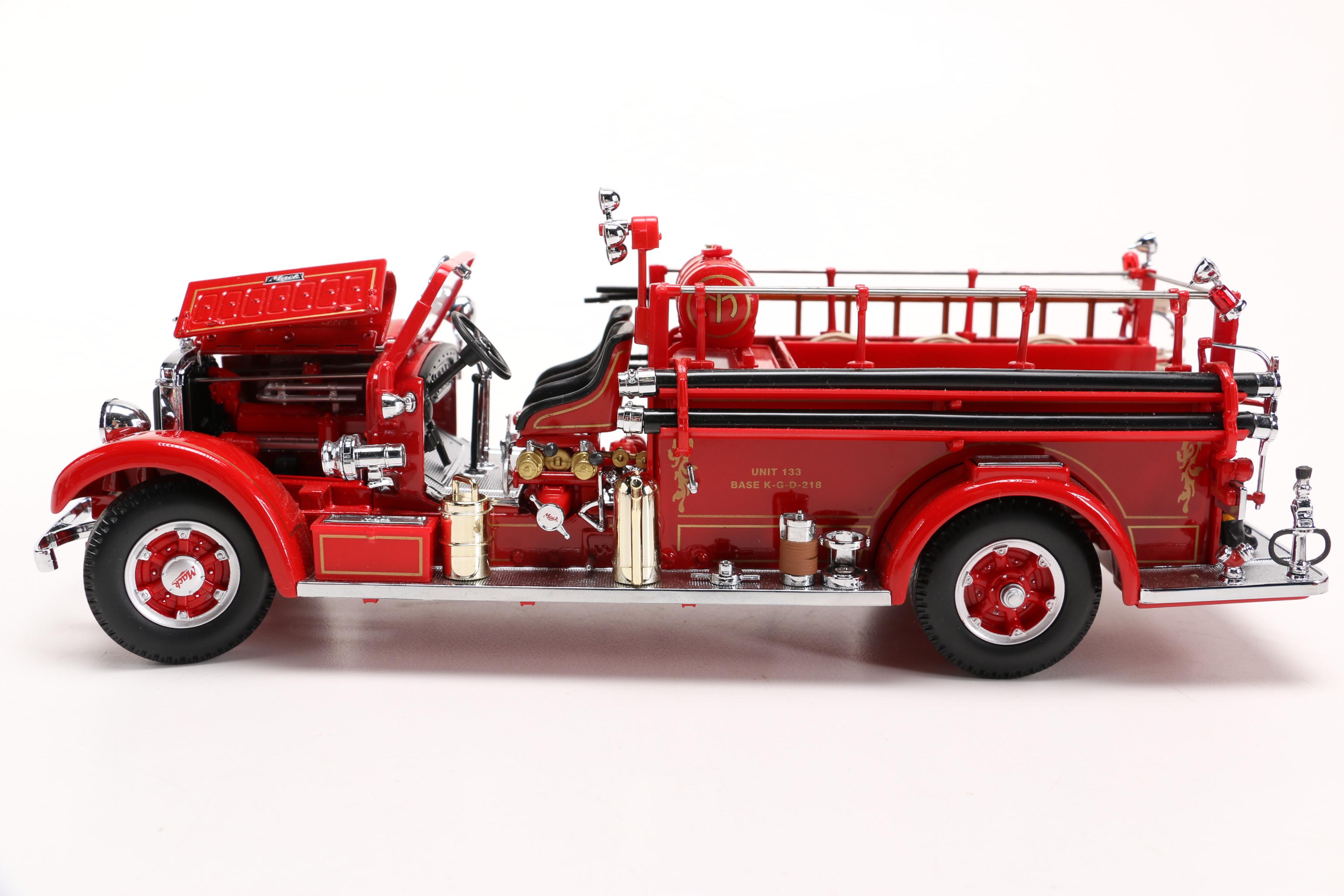 Collection of Die-Cast Fire-Trucks