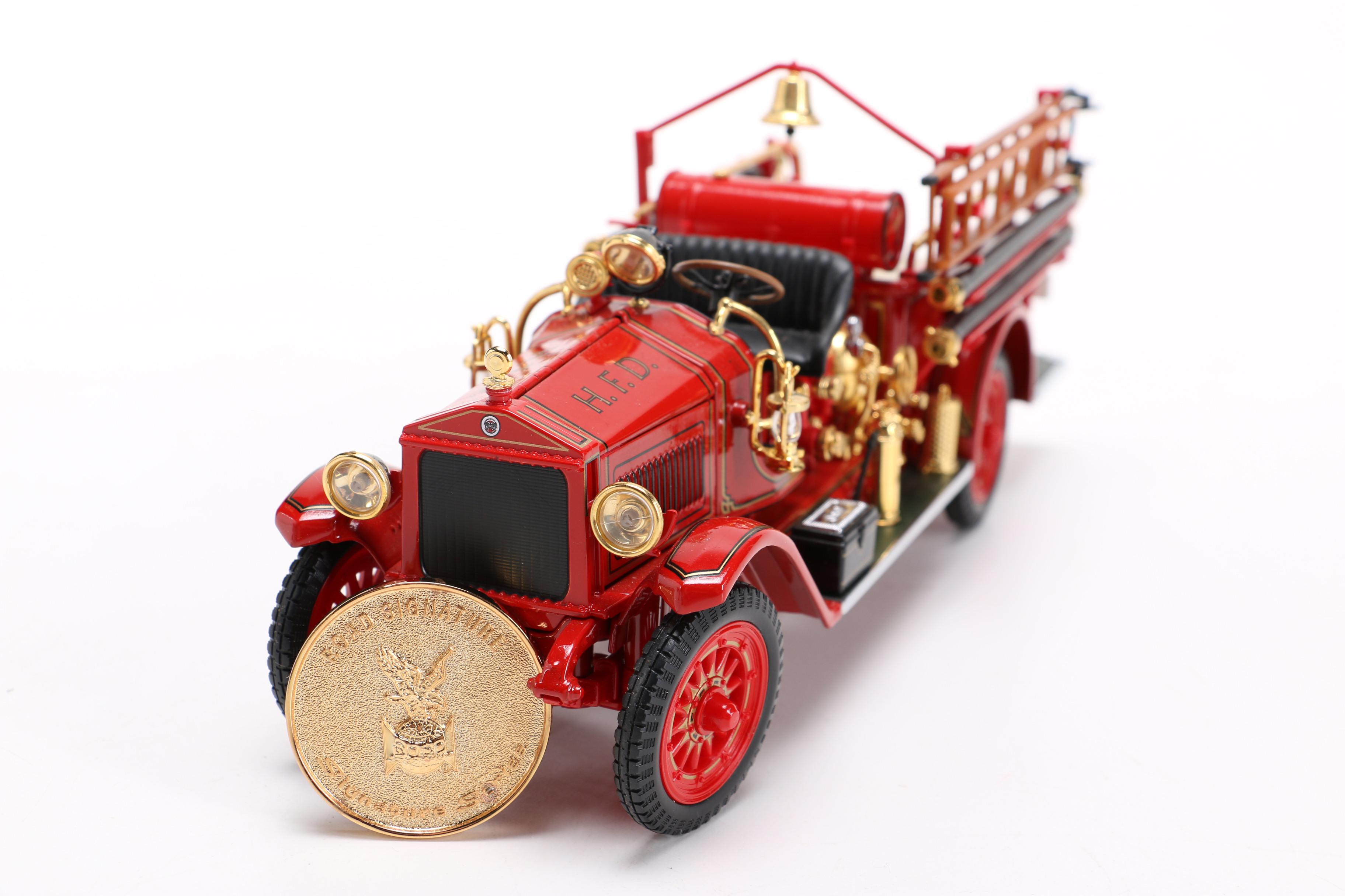 Collection of Die-Cast Fire-Trucks