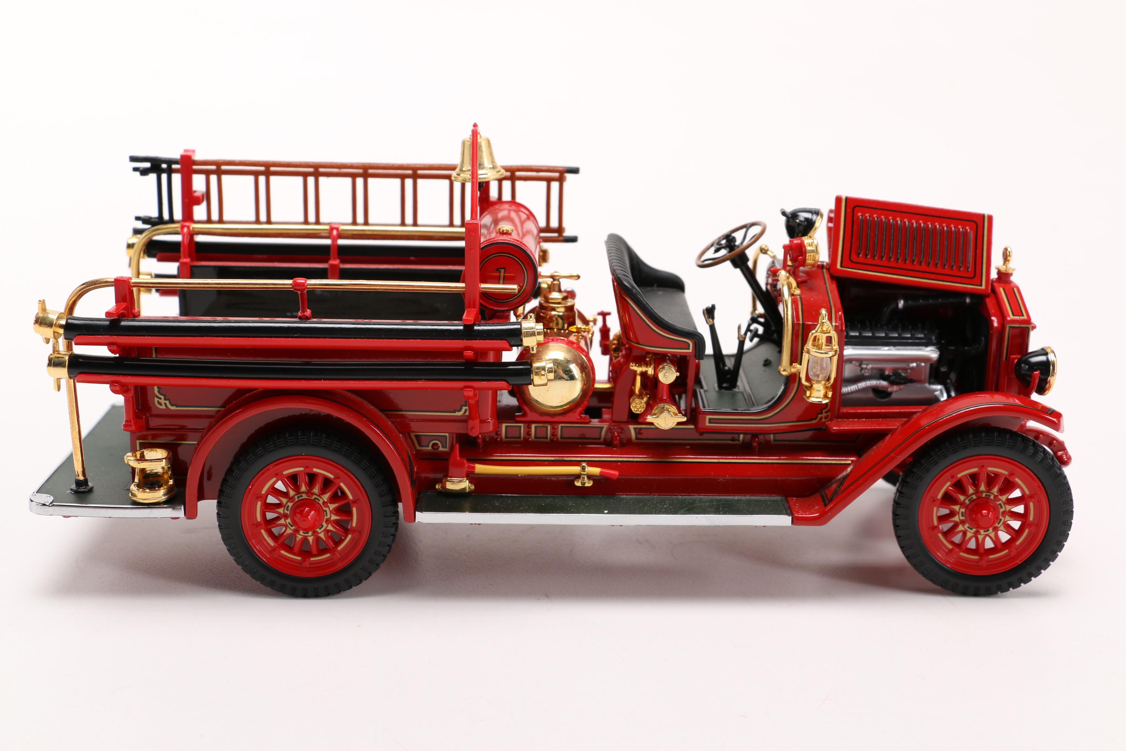 Collection of Die-Cast Fire-Trucks