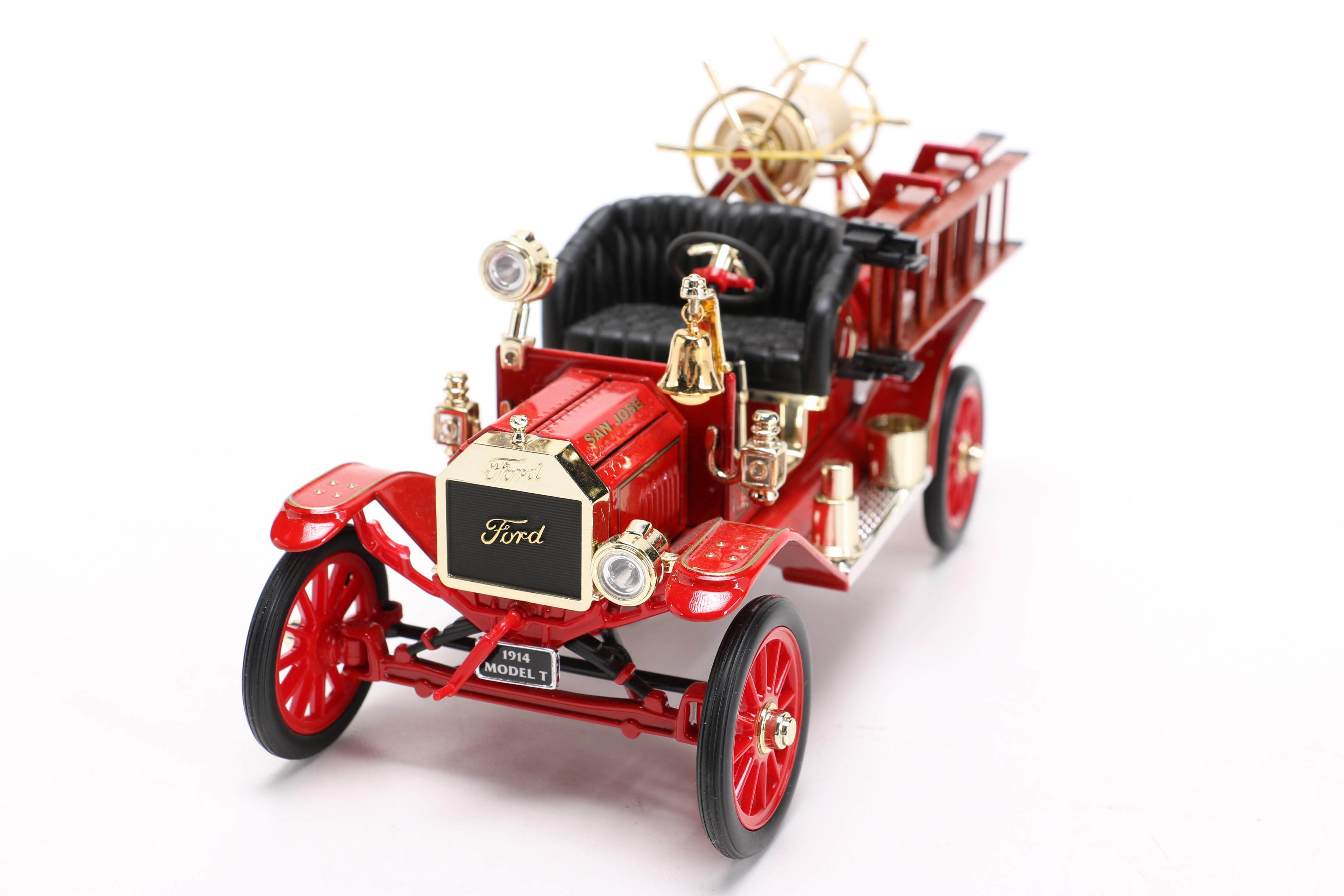 Collection of Die-Cast Fire-Trucks