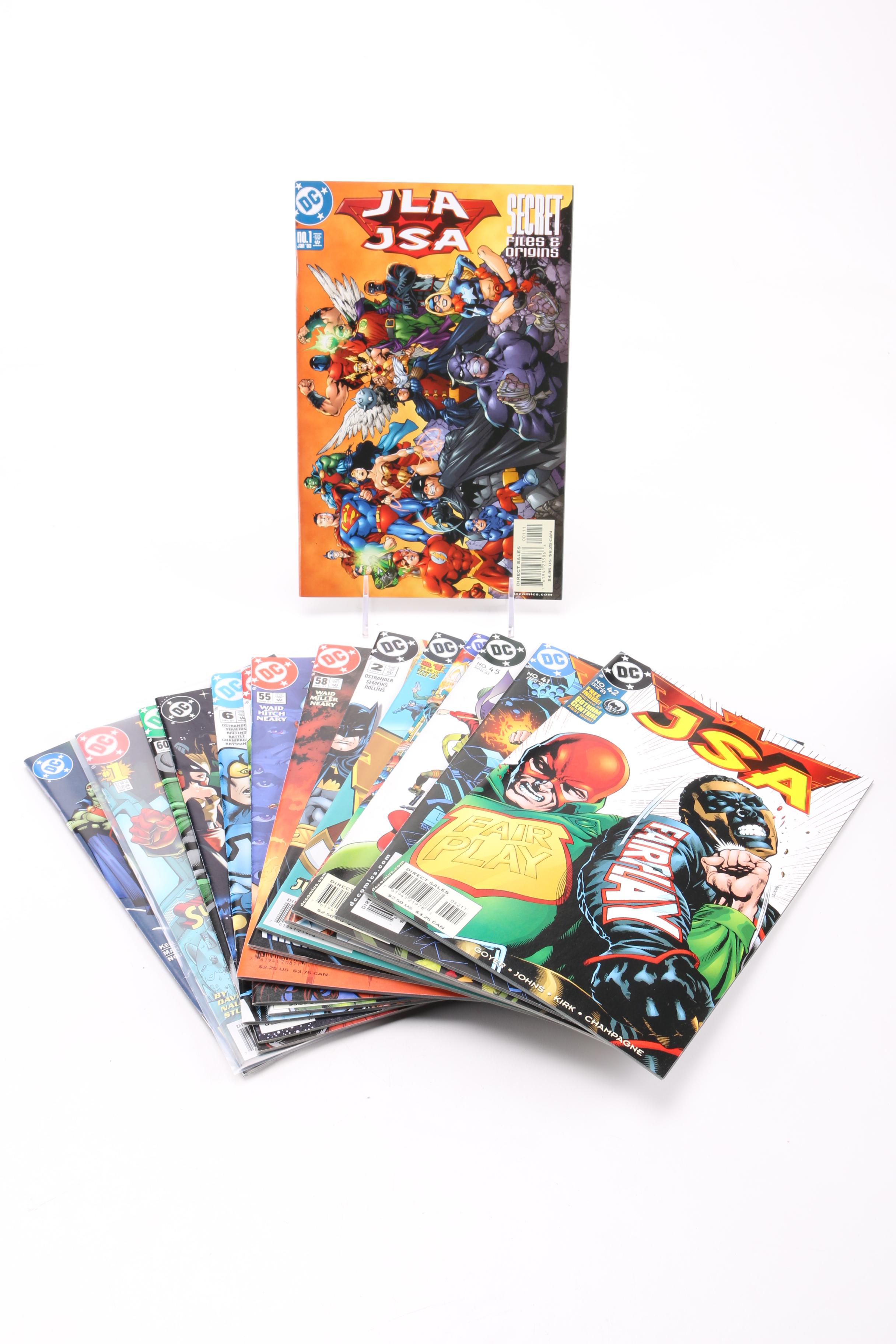 Assorted Modern Age JLA and JSA Comic Books