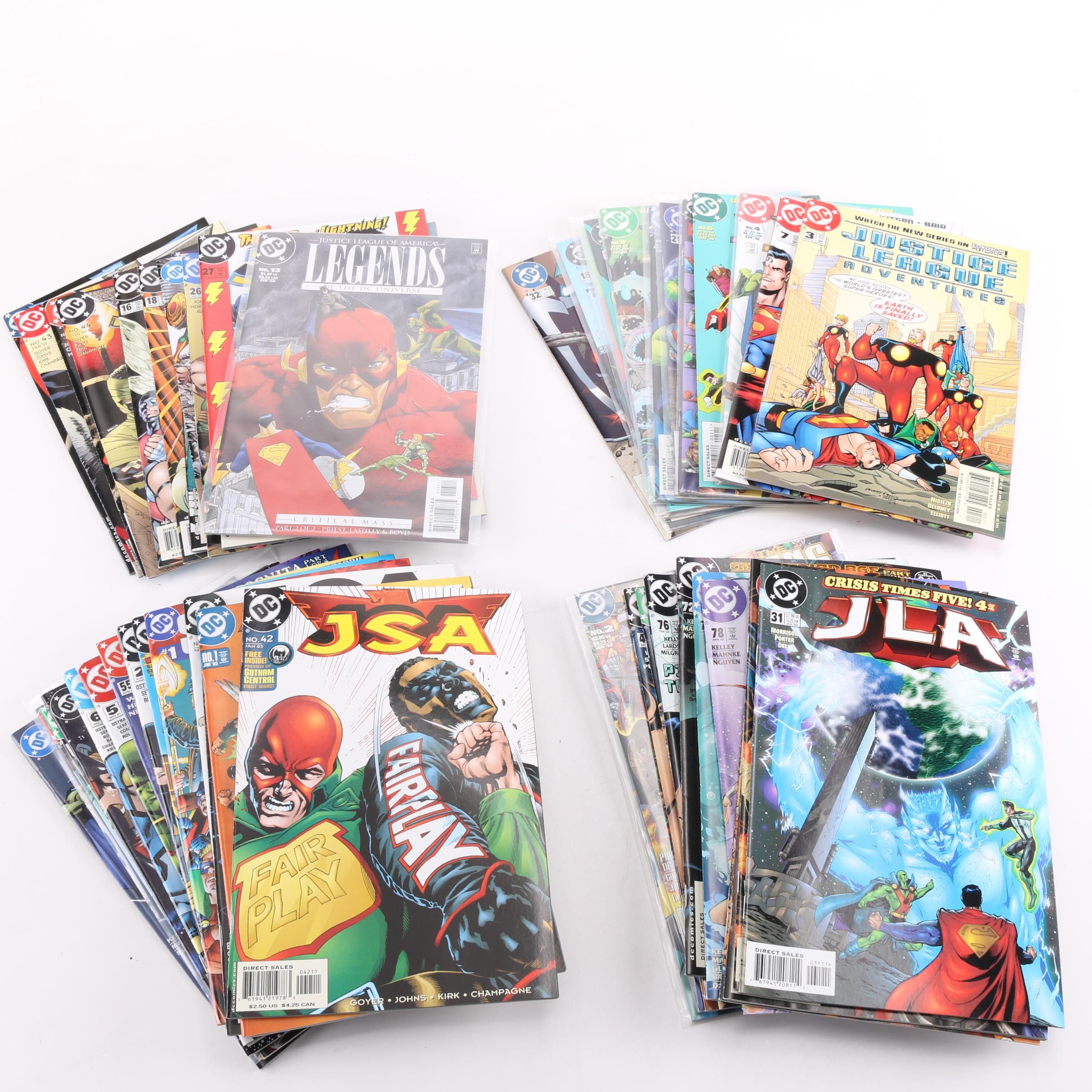 Assorted Modern Age JLA and JSA Comic Books