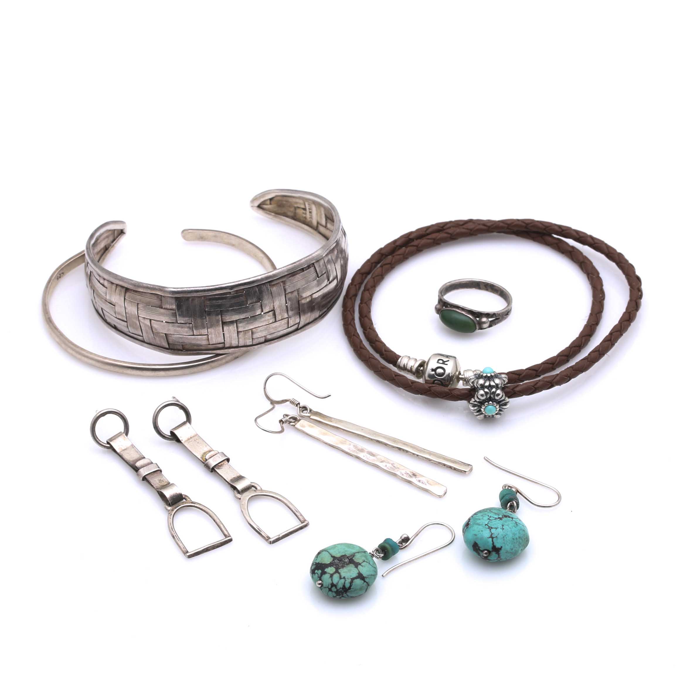 Assortment of Sterling Silver Jewelry