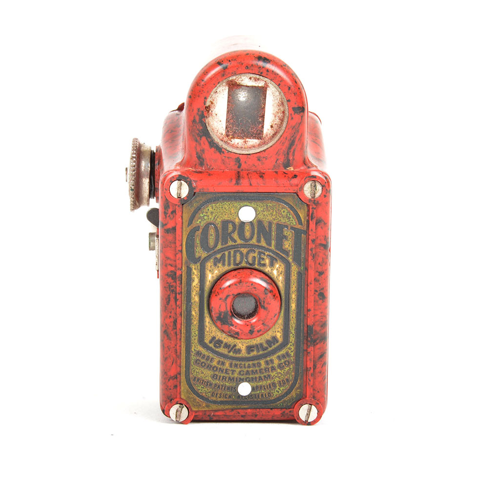 Red Bakelite Coronet Midget Vintage Camera