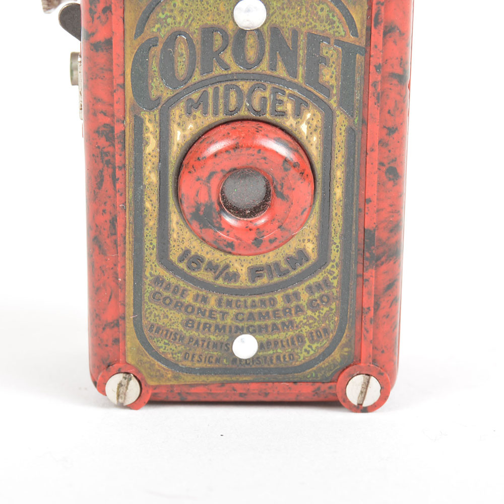 Red Bakelite Coronet Midget Vintage Camera