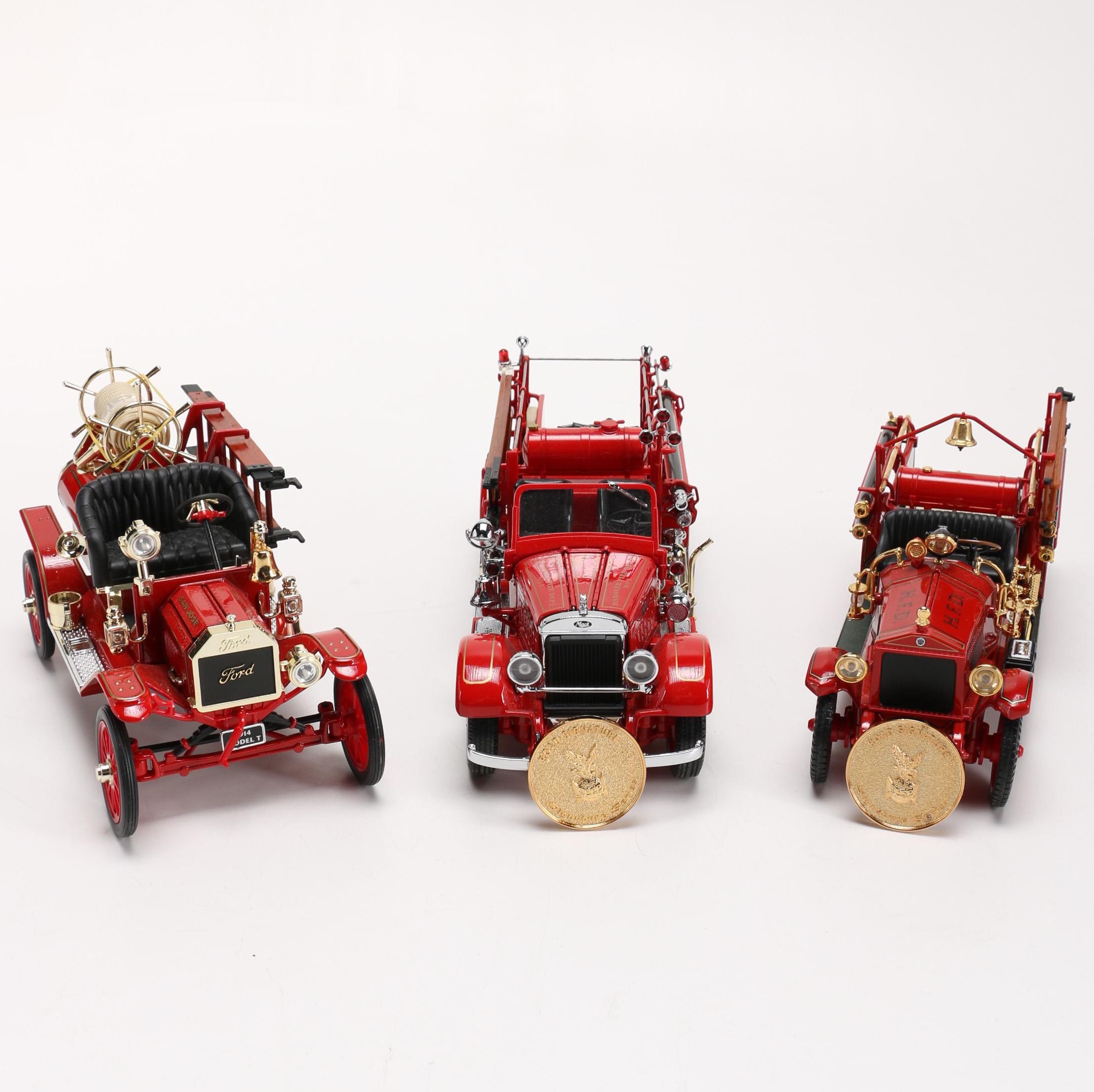 Collection of Die-Cast Fire-Trucks