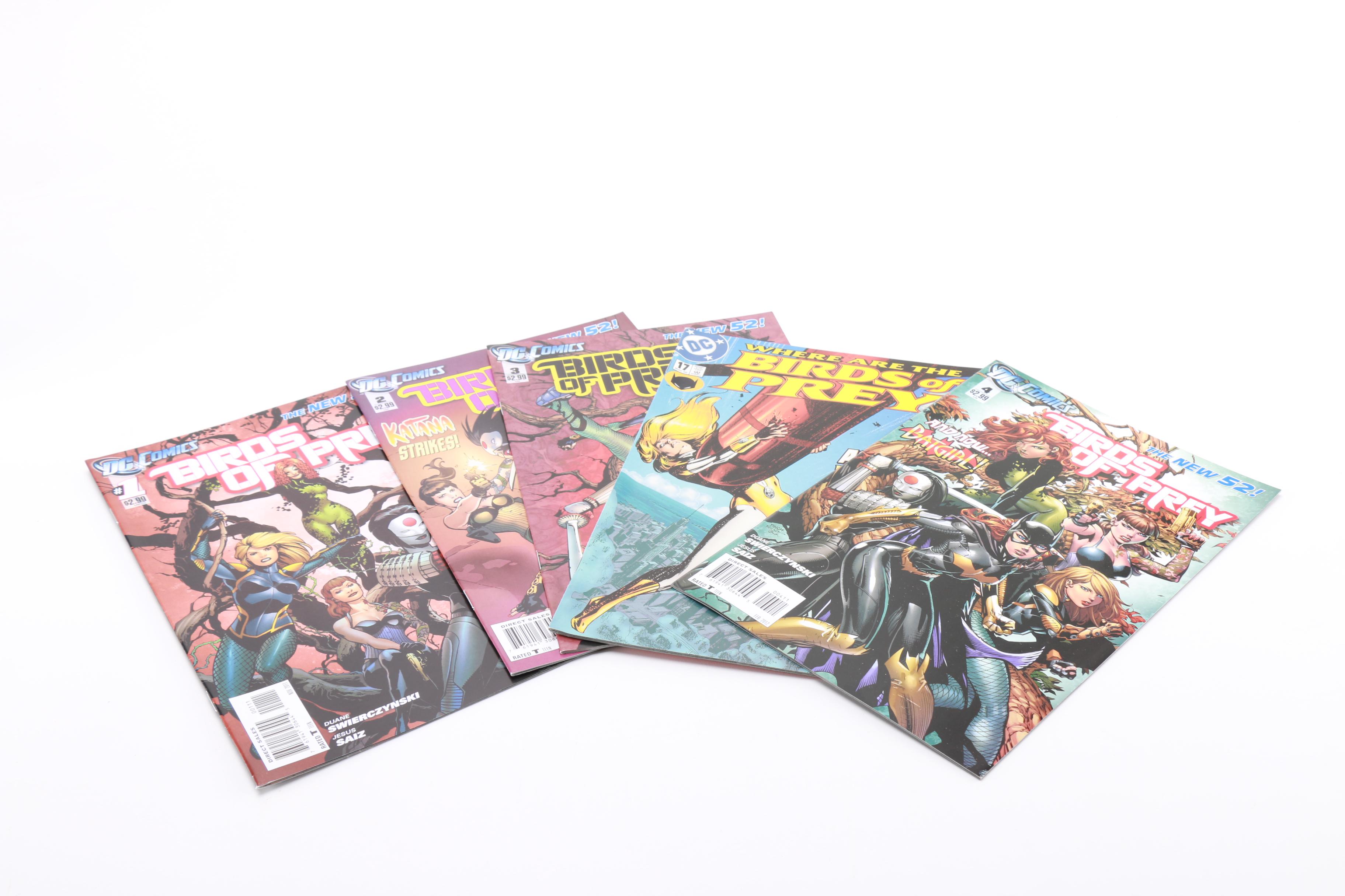 2011 DC "The New 52" Comic Books Including "Catwoman"