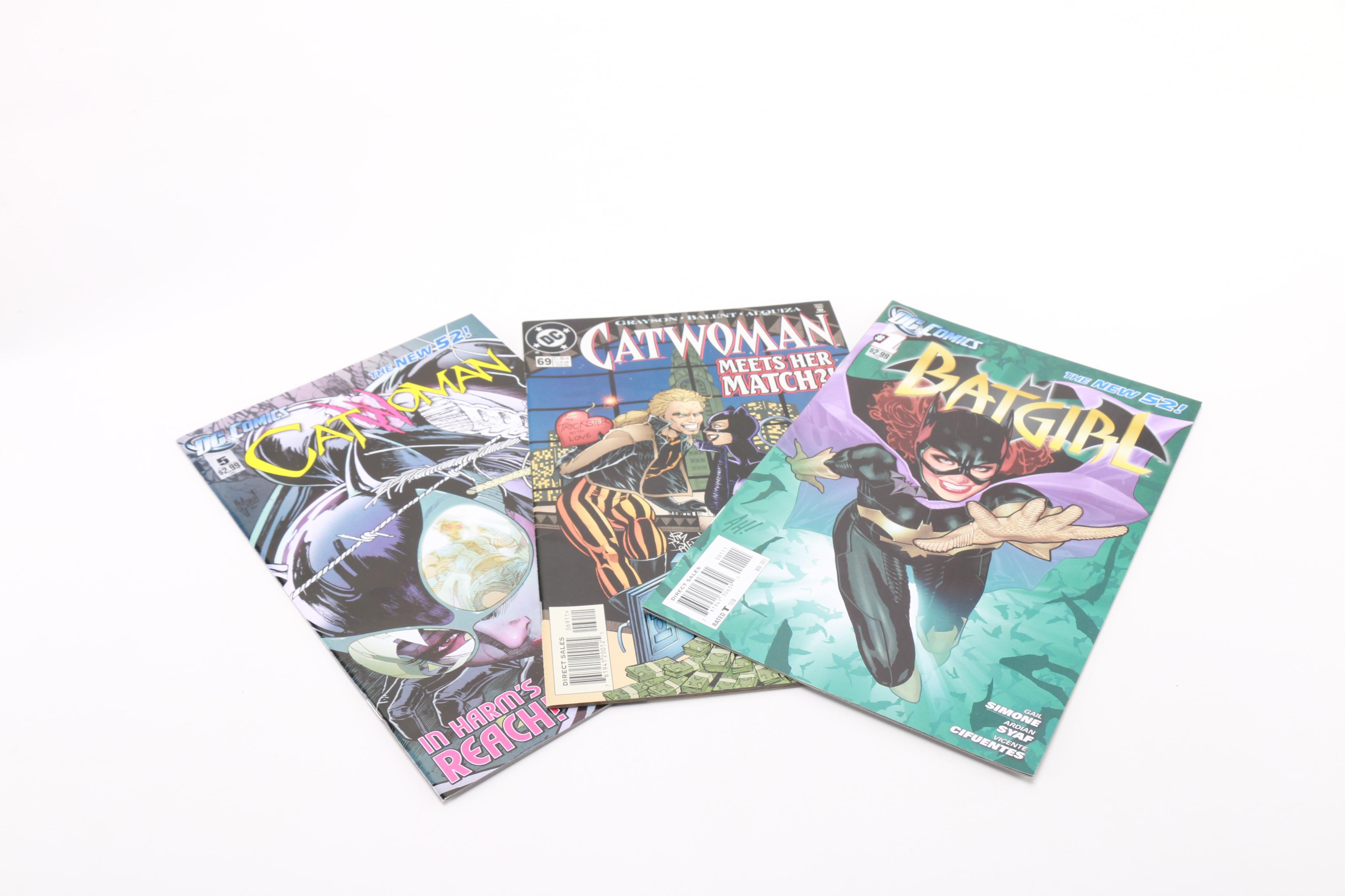 2011 DC "The New 52" Comic Books Including "Catwoman"