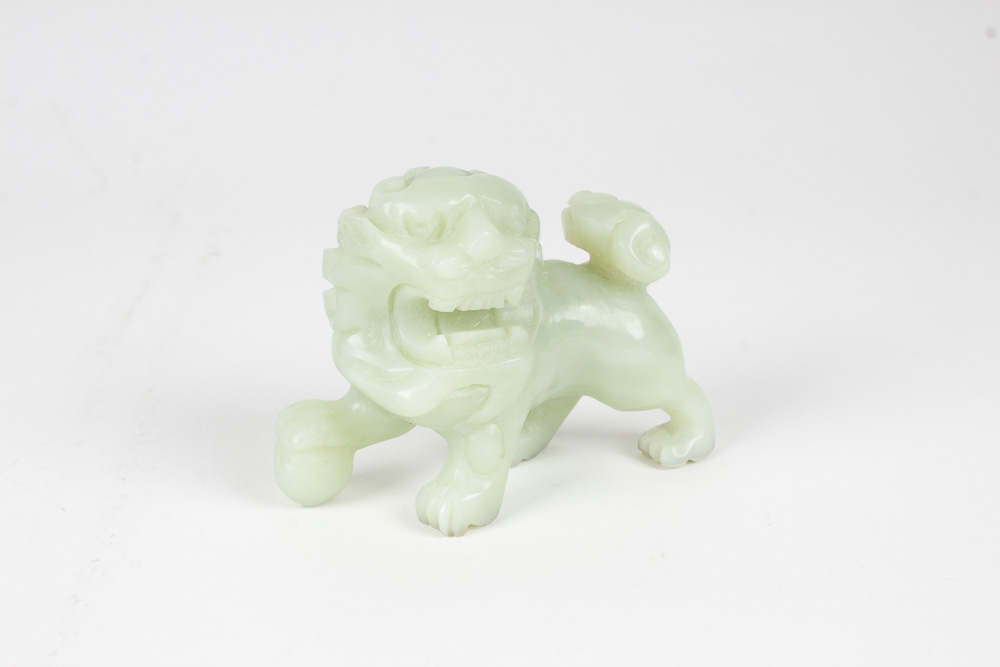 Chinese Jade Lion Figurine
