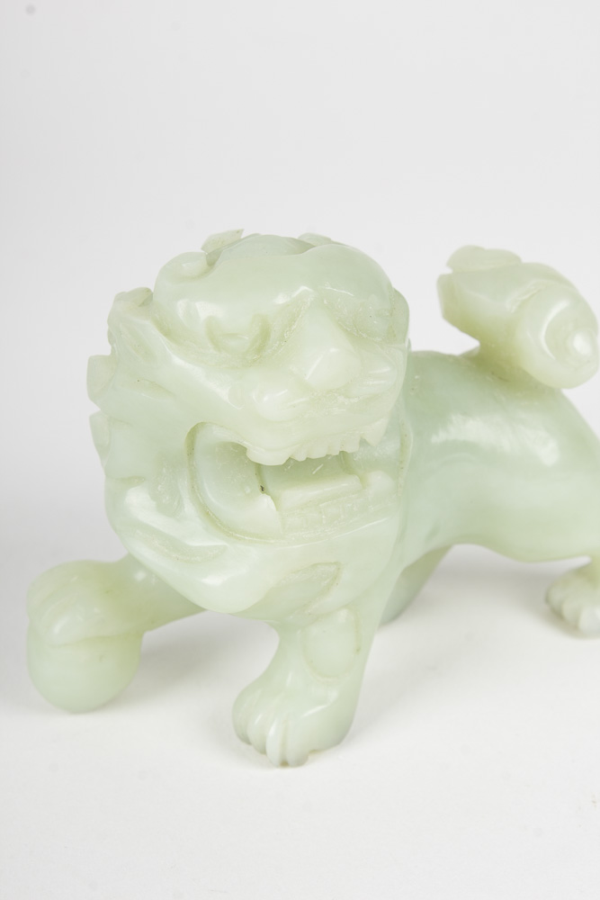 Chinese Jade Lion Figurine
