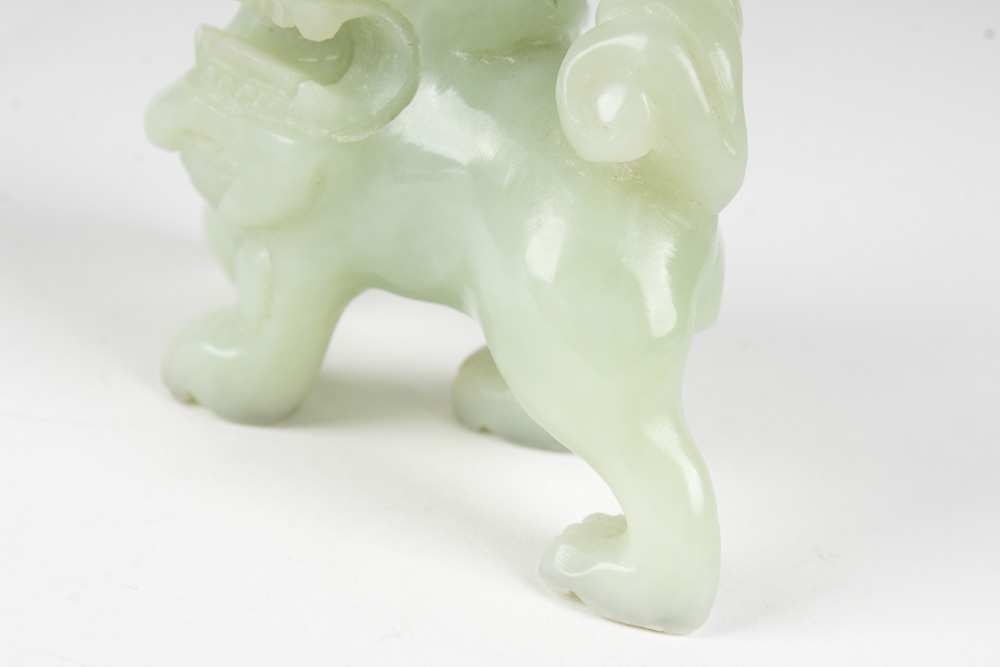 Chinese Jade Lion Figurine