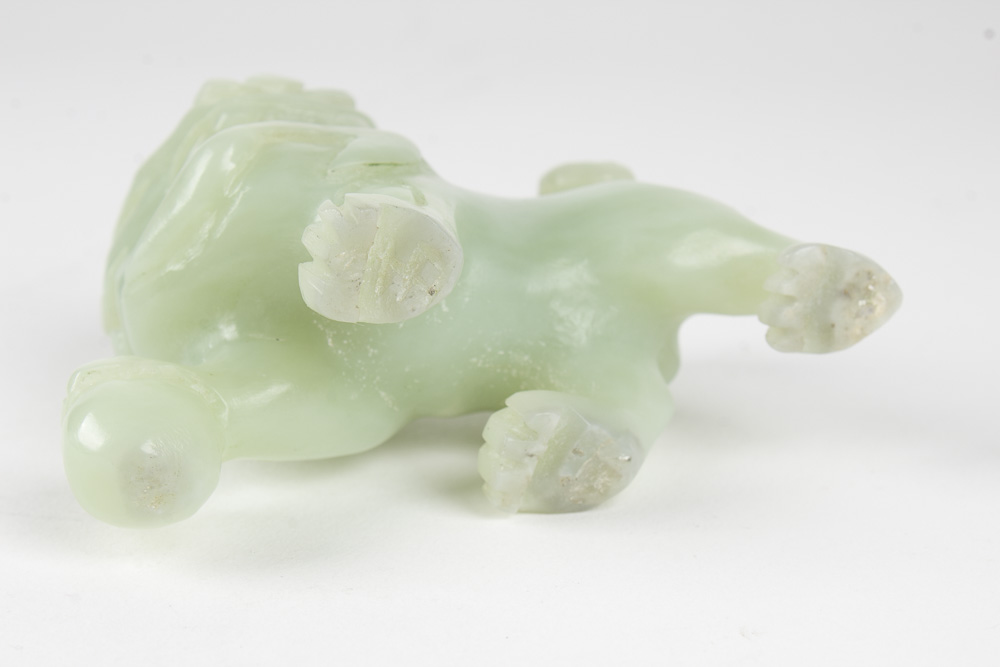 Chinese Jade Lion Figurine