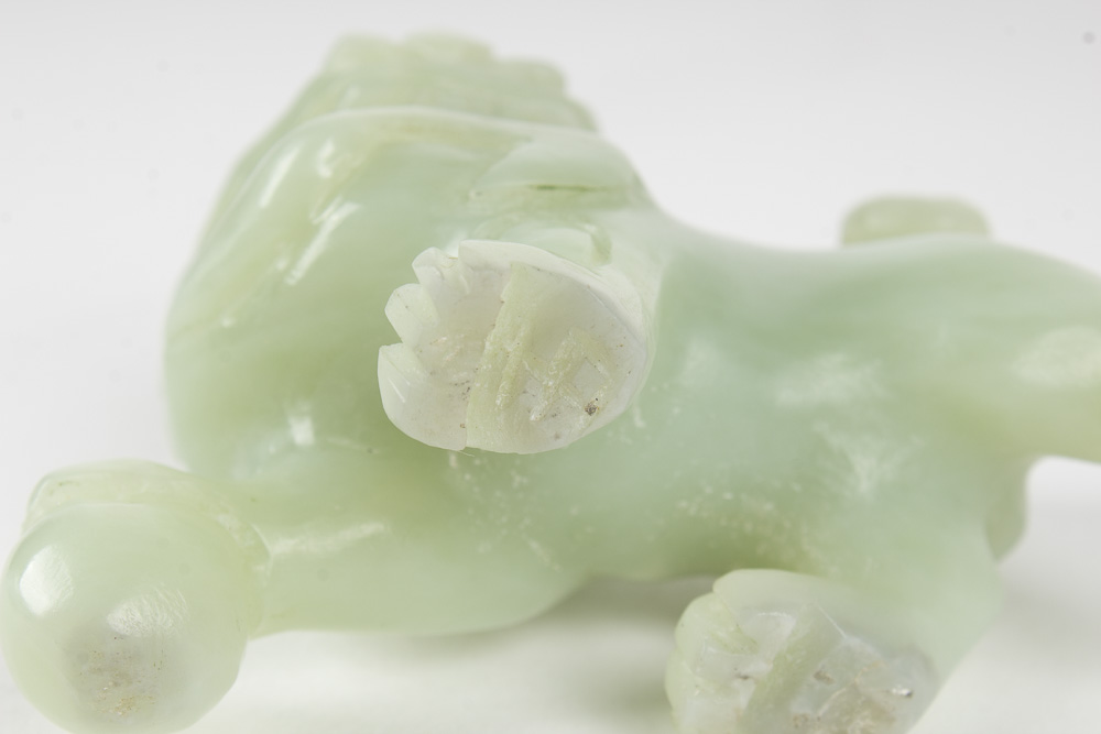 Chinese Jade Lion Figurine