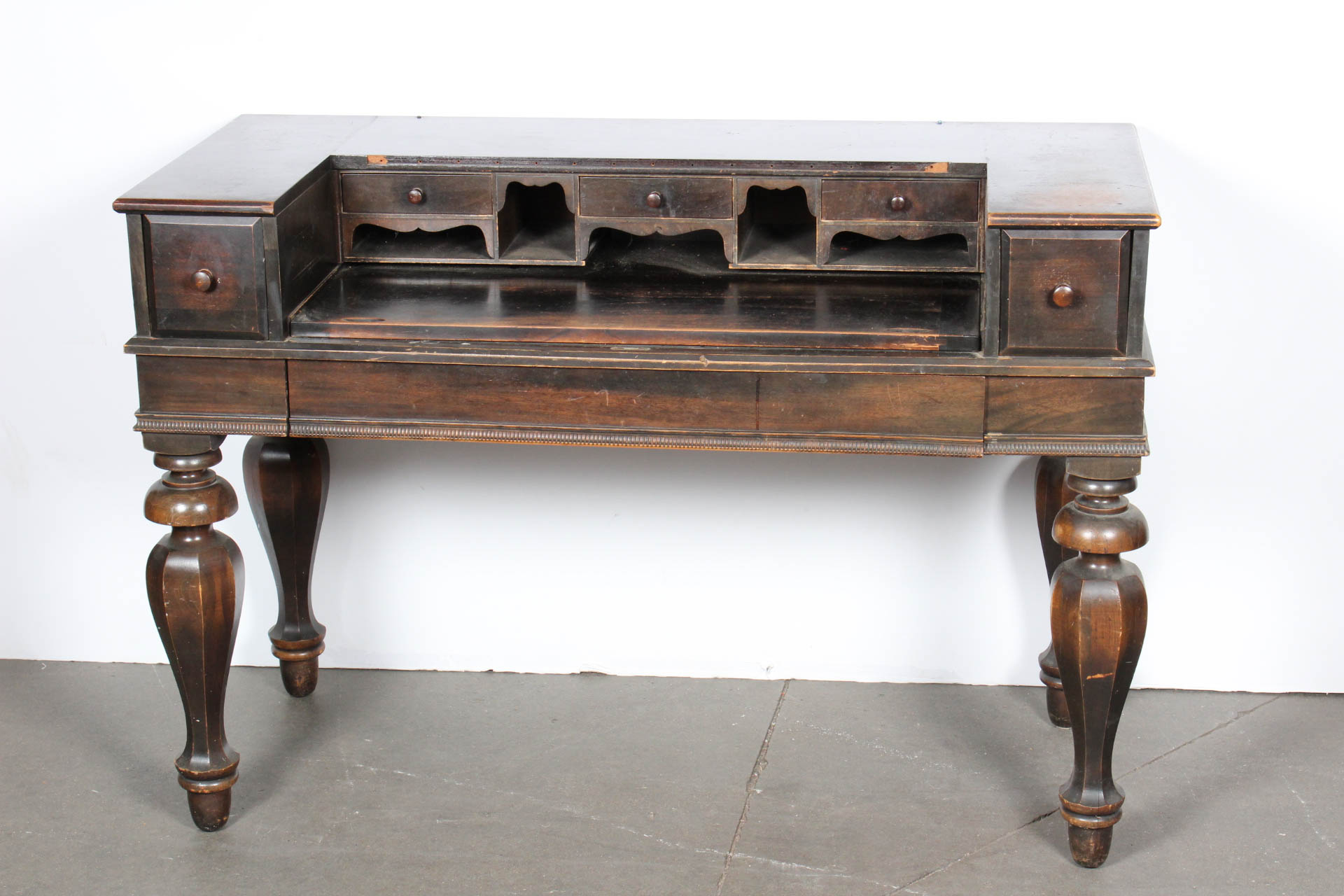 Early 20th Century Spinet Desk by H.E. Shaw Furniture