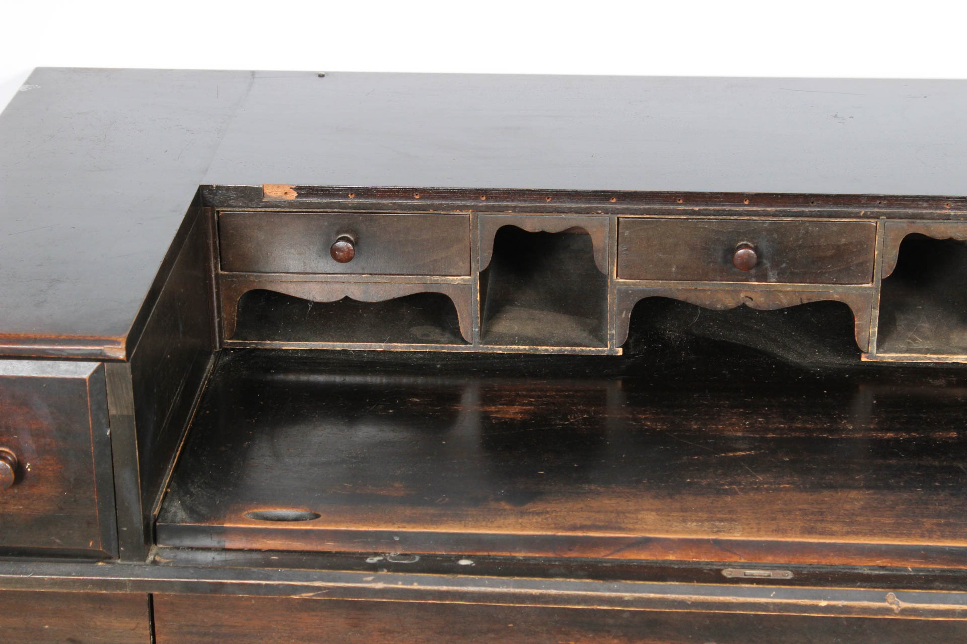 Early 20th Century Spinet Desk by H.E. Shaw Furniture