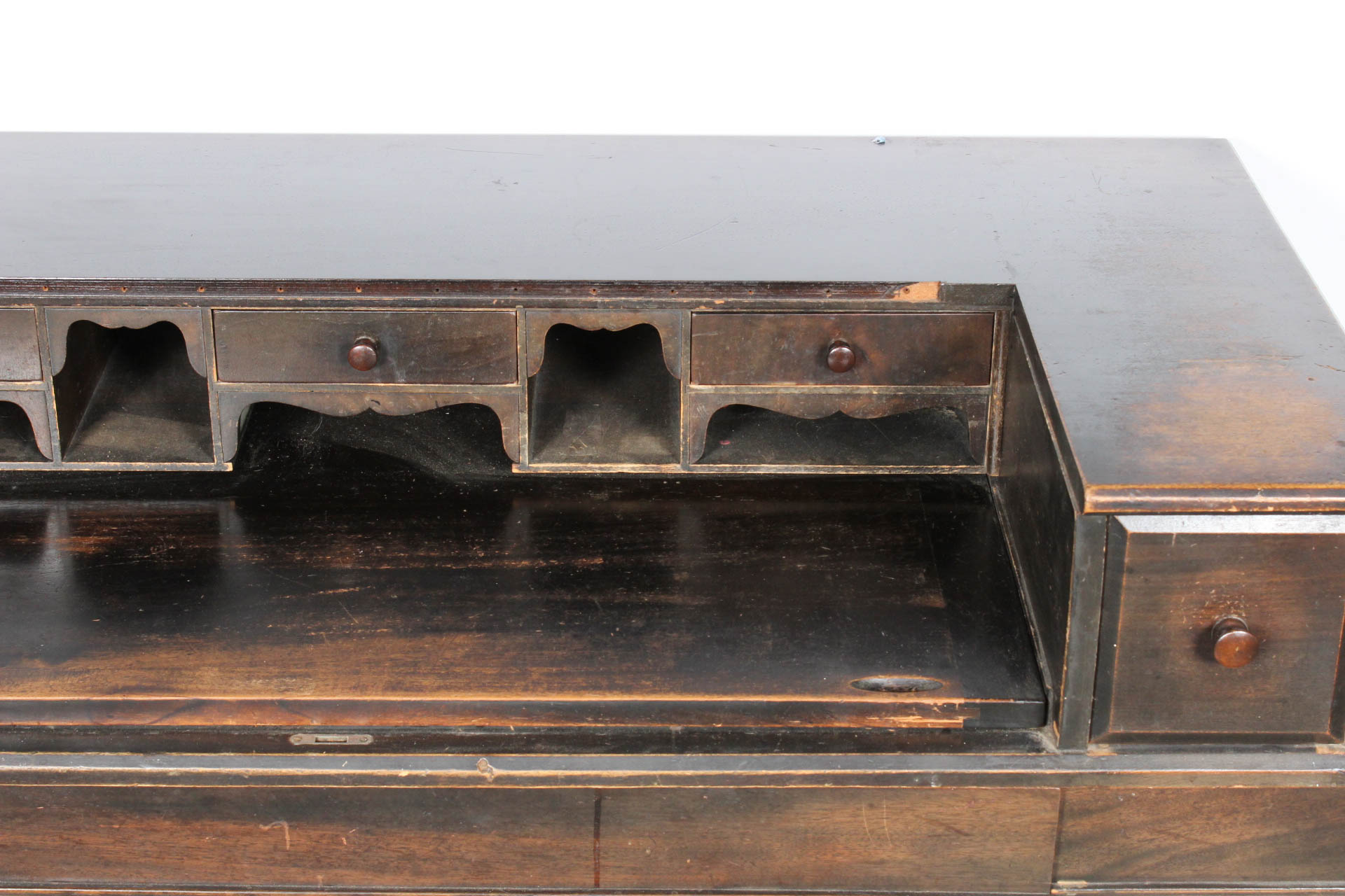 Early 20th Century Spinet Desk by H.E. Shaw Furniture