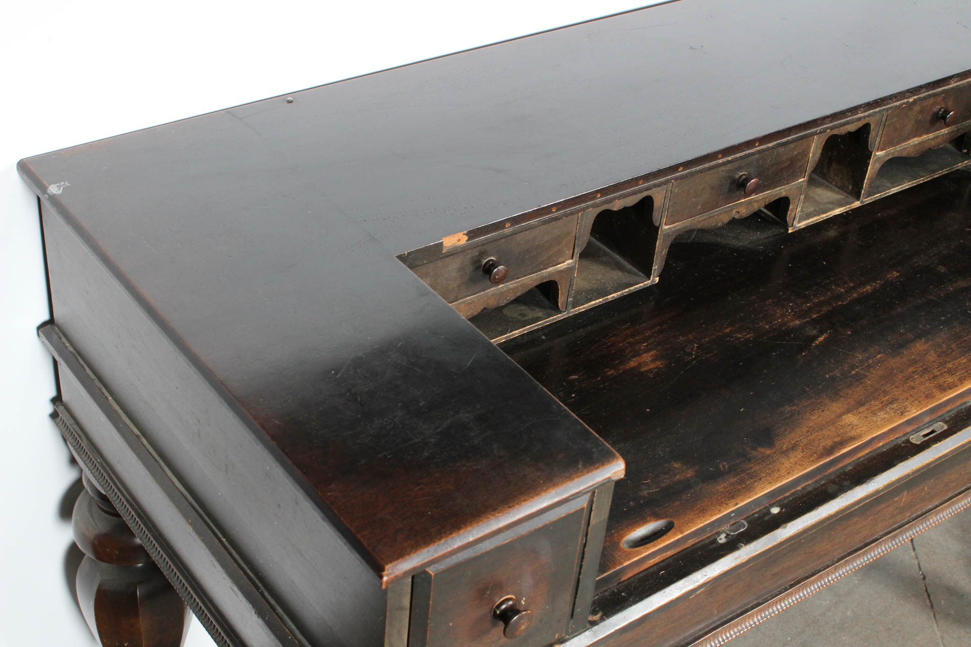 Early 20th Century Spinet Desk by H.E. Shaw Furniture