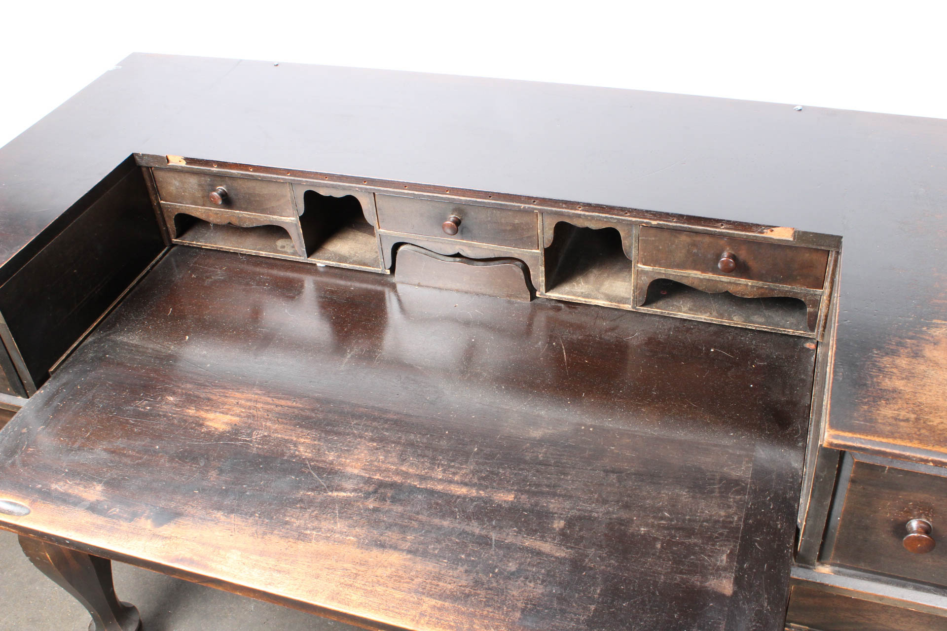 Early 20th Century Spinet Desk by H.E. Shaw Furniture