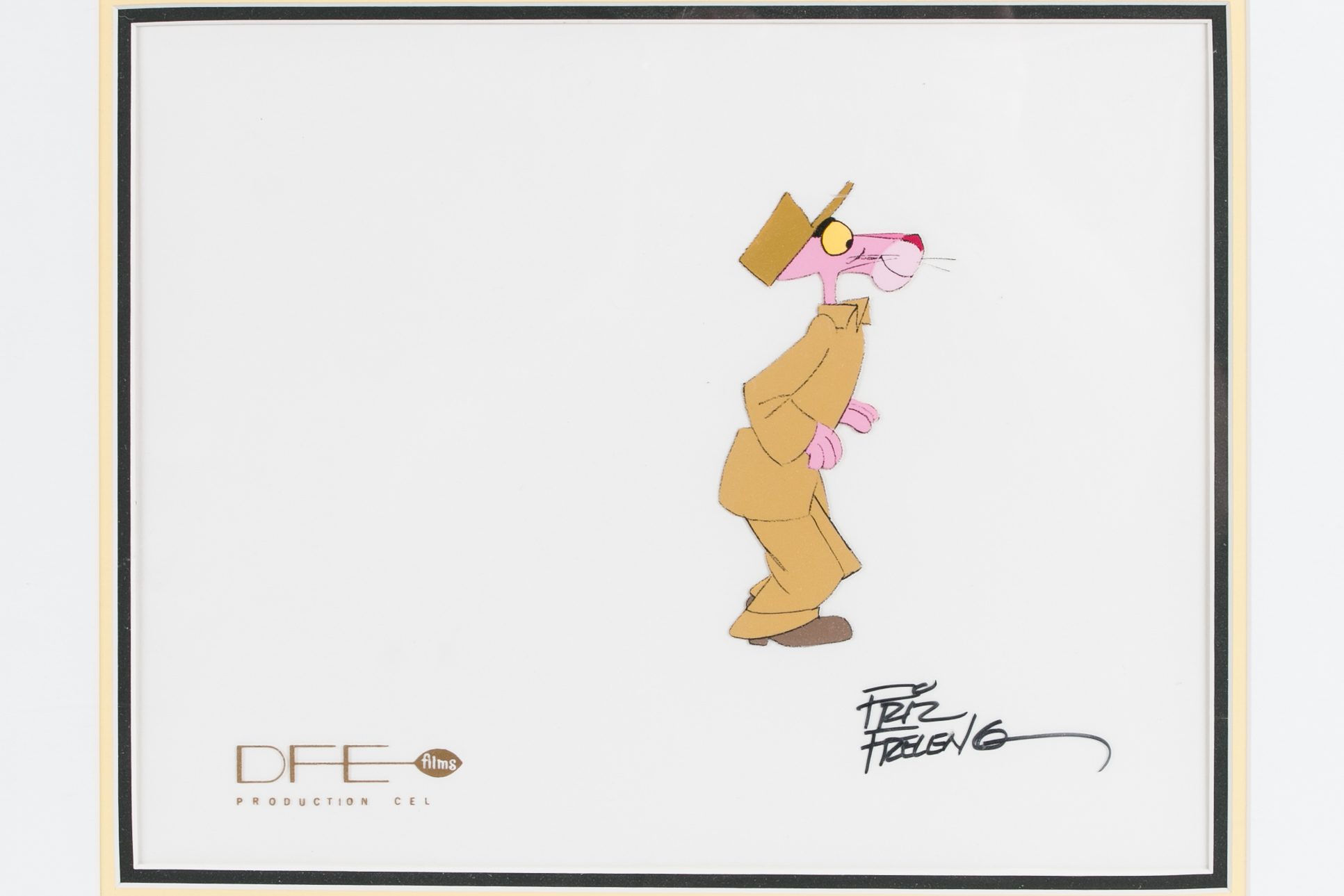 Pink Panther Production Cel by Friz Freleng