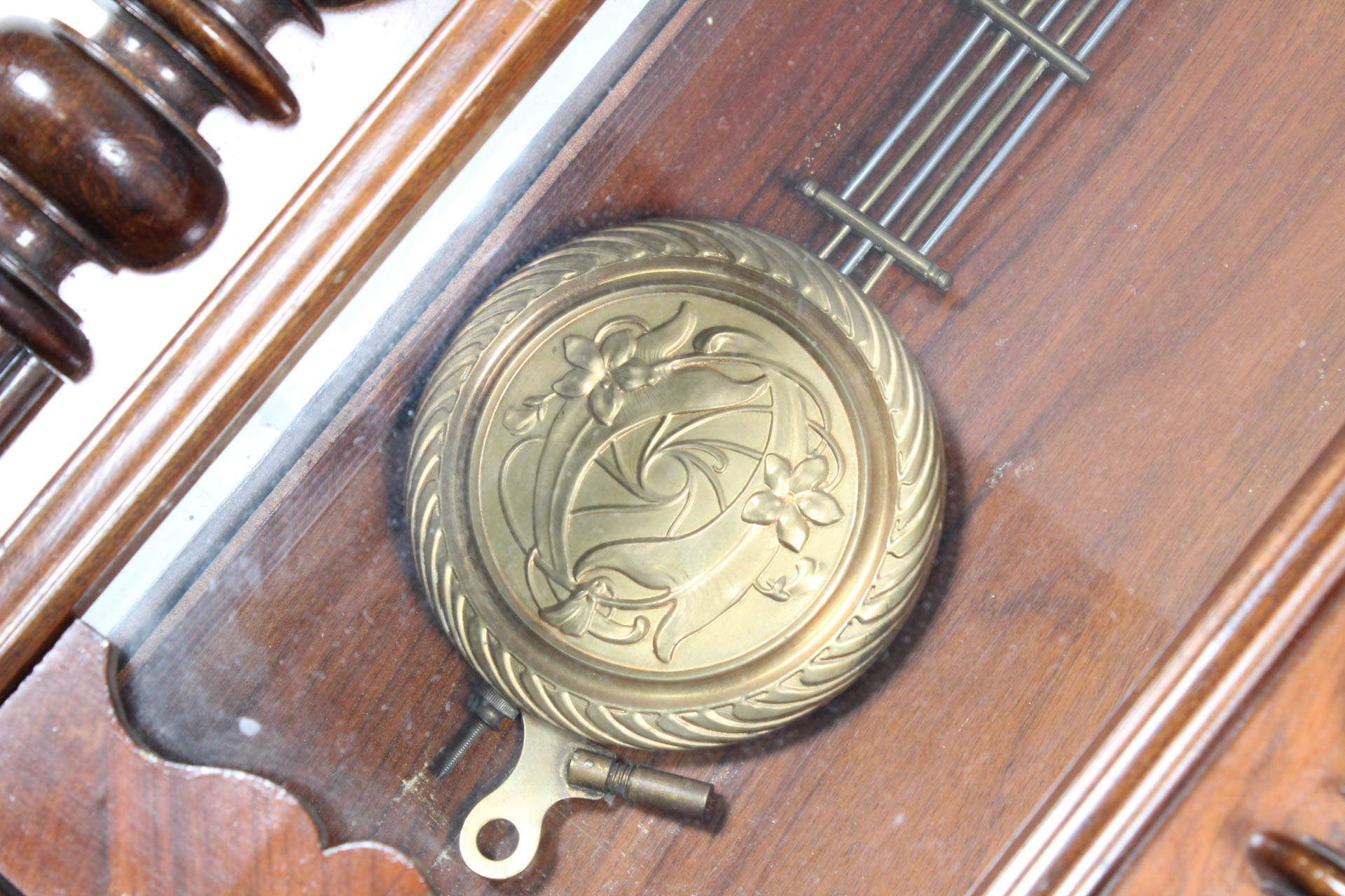 Antique German DRCM "Vienna" Regulator Wall Clock