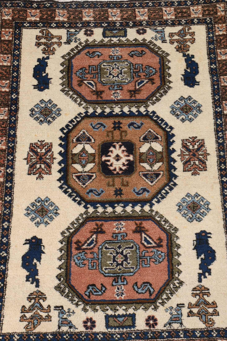 Hand-Knotted Persian Ardebil Area Rug