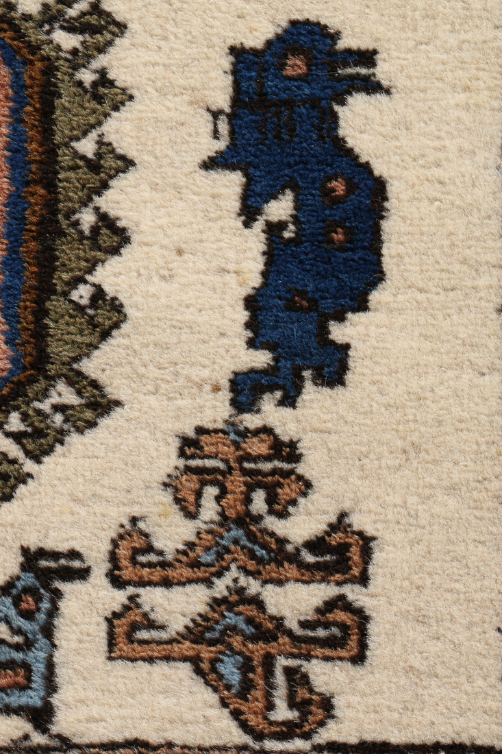 Hand-Knotted Persian Ardebil Area Rug